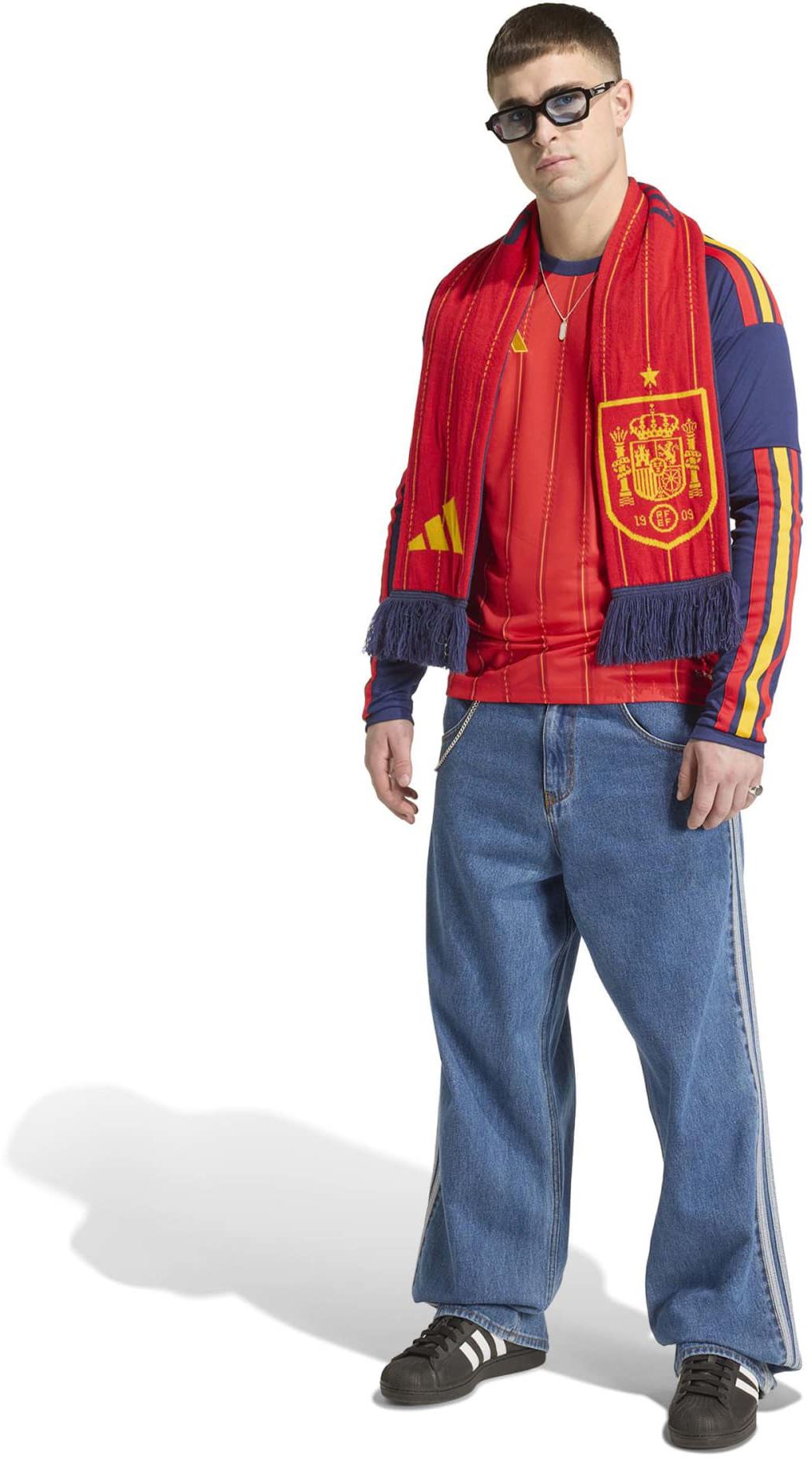 adidas Adult Spain 2026 Home Long Sleeve Replica Jersey product image