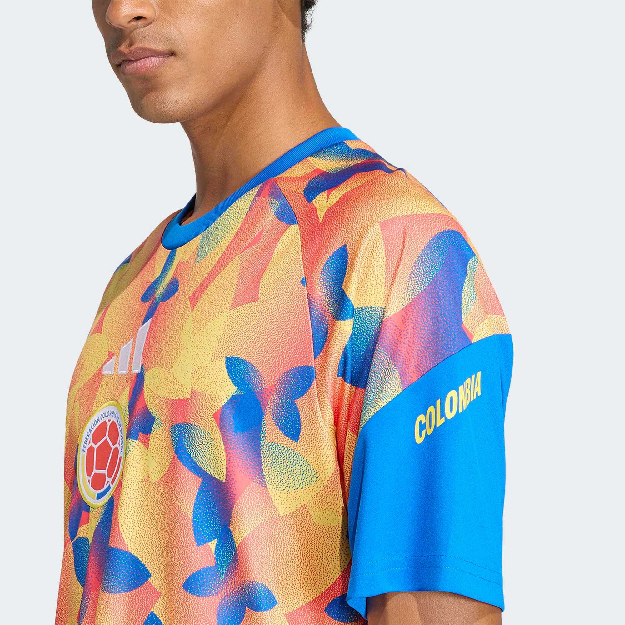 adidas Adult Colombia Glory Blue 2026 Home Prematch Jersey product image