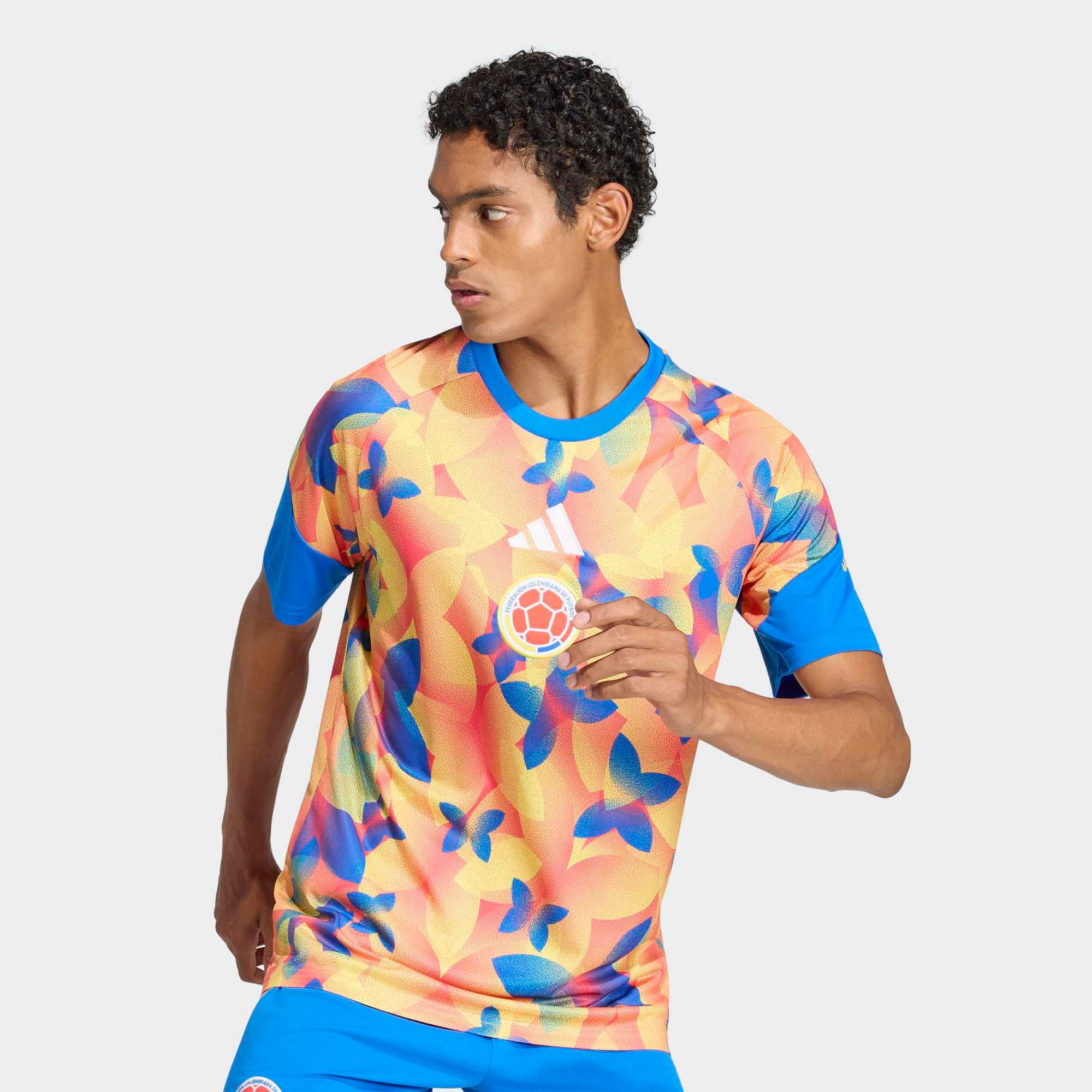 adidas Adult Colombia Glory Blue 2026 Home Prematch Jersey product image