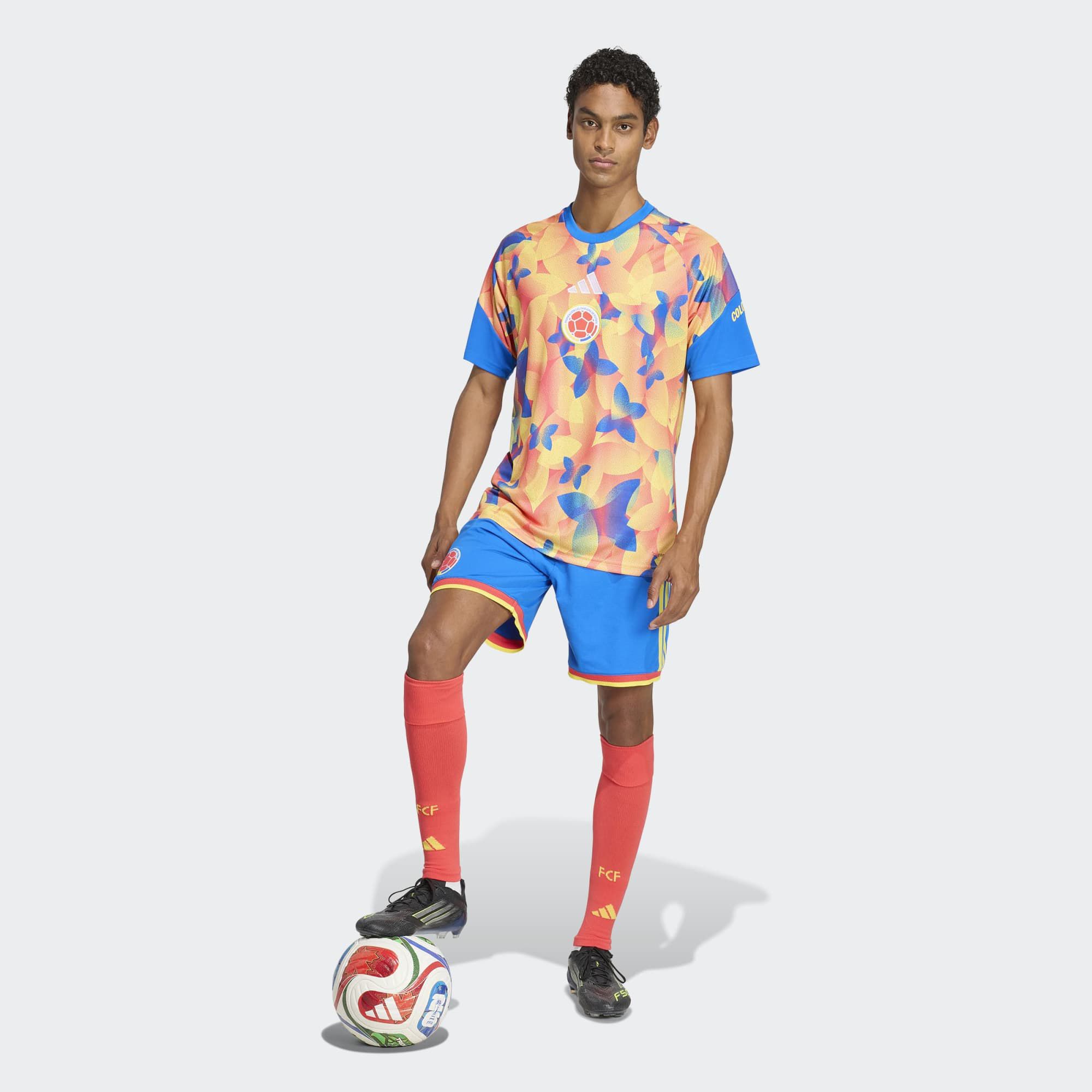 adidas Adult Colombia Glory Blue 2026 Home Prematch Jersey