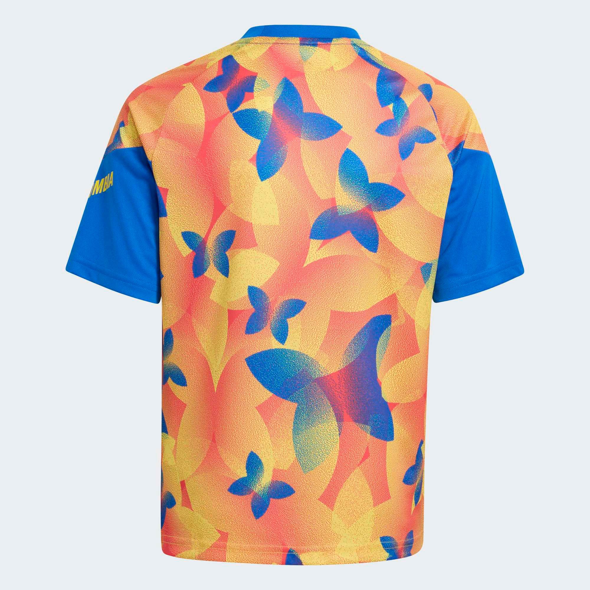 adidas Youth Colombia Glory Blue 2026 Home Prematch Jersey product image