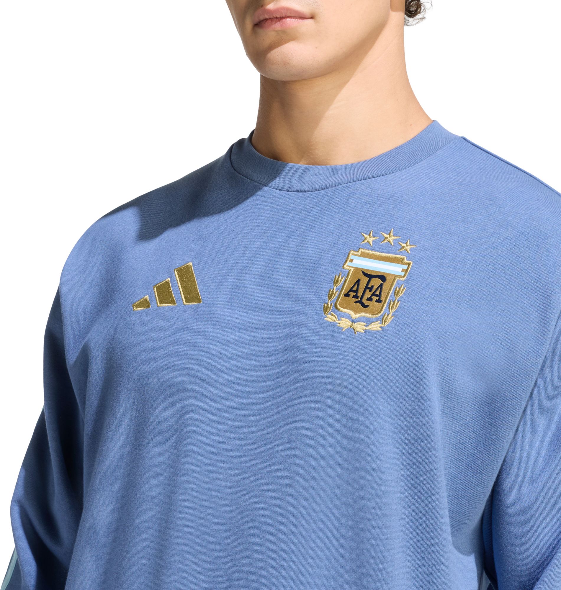 adidas Men's Argentina 2026 DNA Crewneck Sweatshirt product image