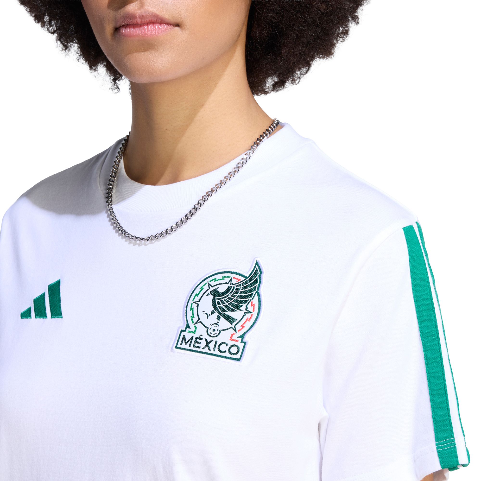adidas Women's Mexico 2026 White DNA T-Shirt product image