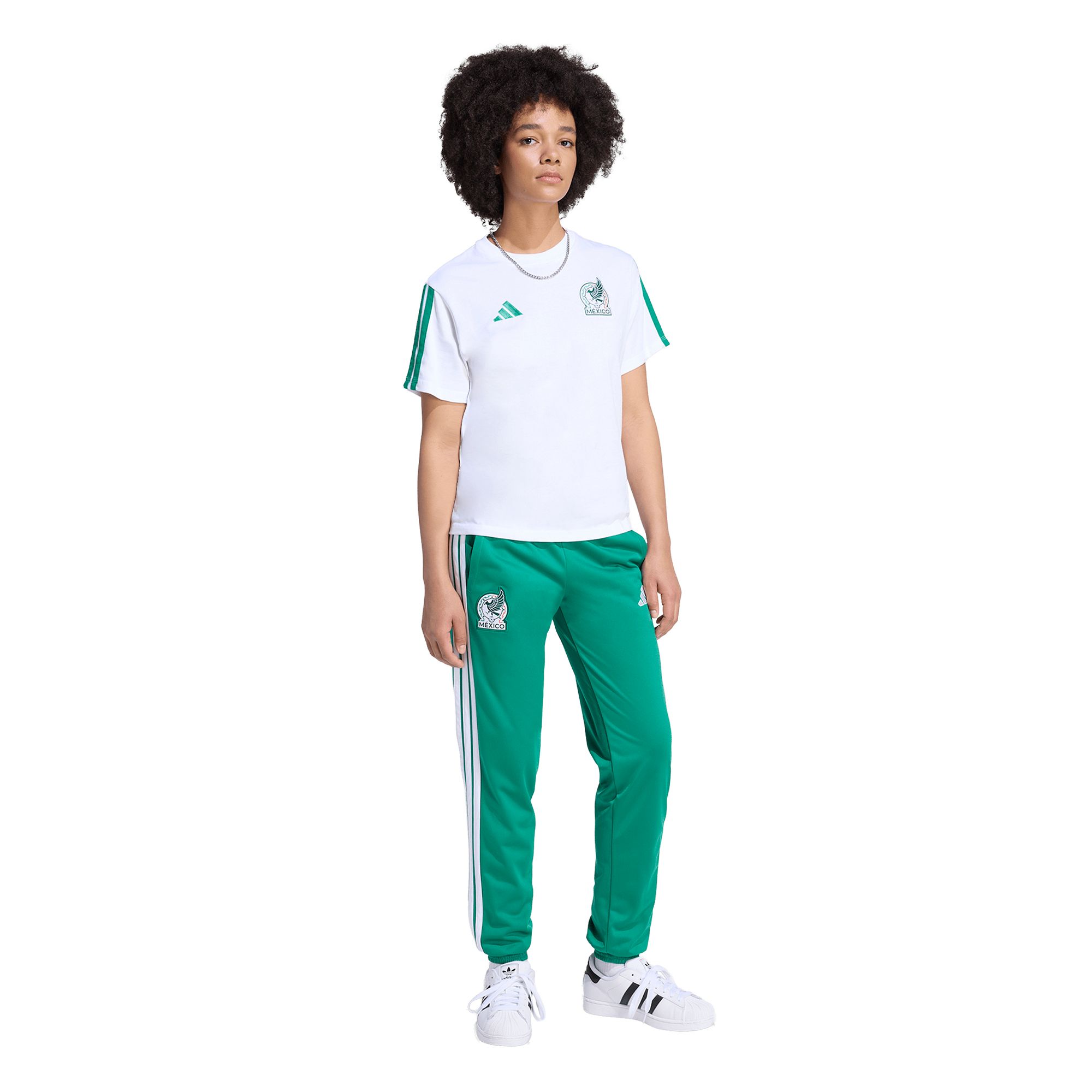 adidas Women's Mexico 2026 White DNA T-Shirt product image