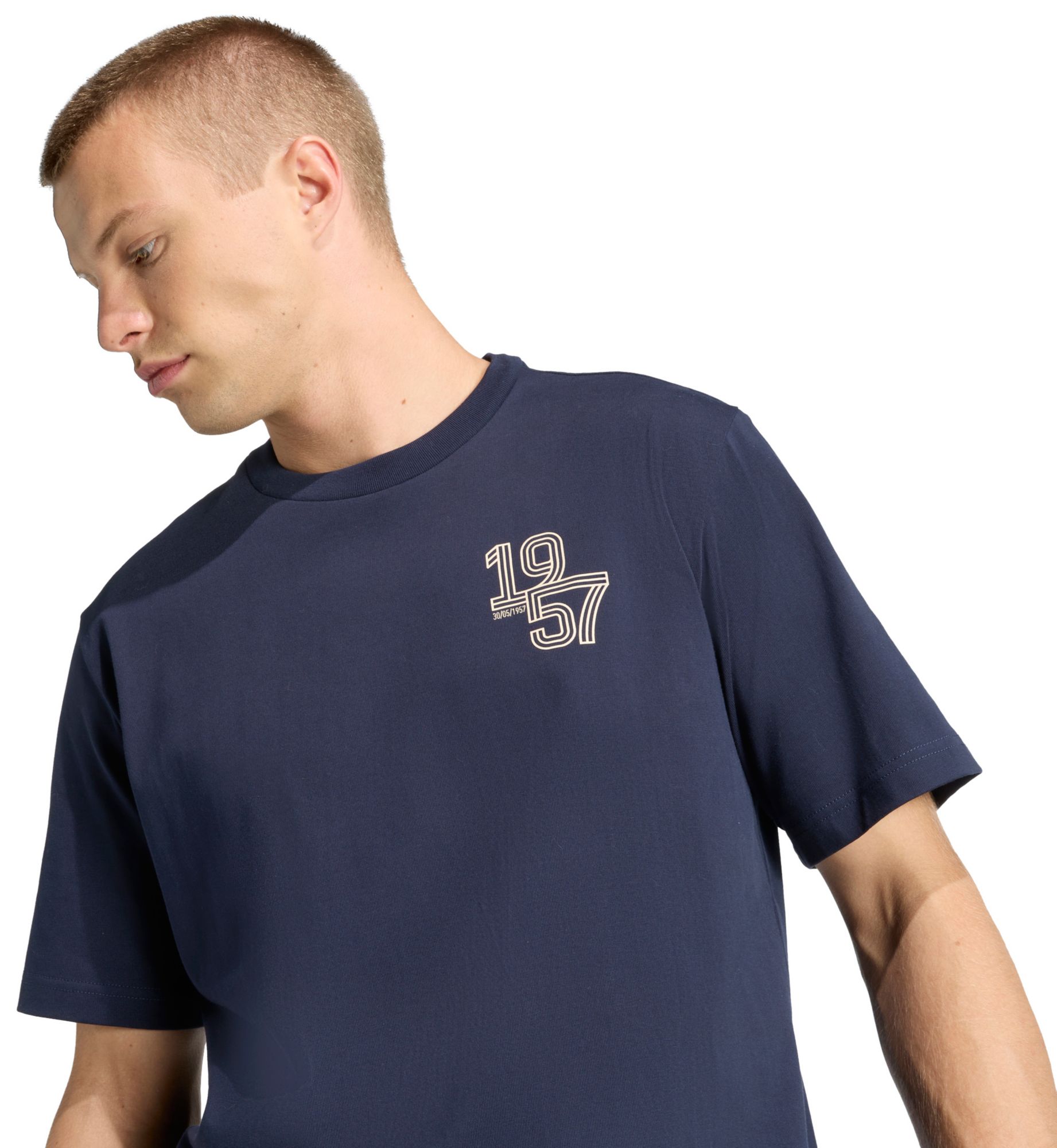 adidas Adult 2025 Real Madrid Navy Alternate Heritage T-Shirt product image