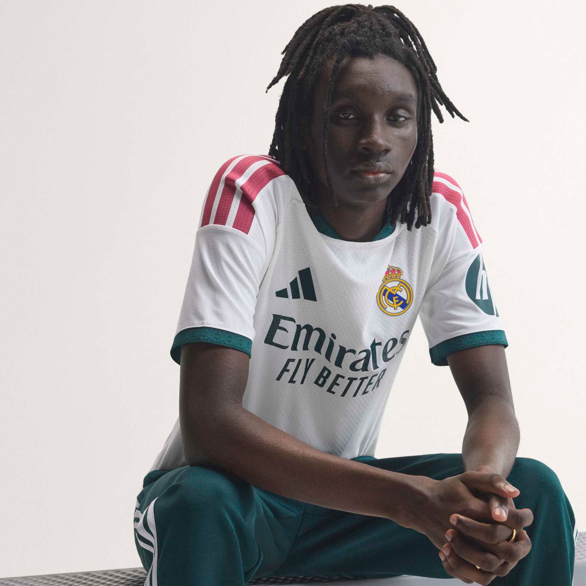 adidas Adult Real Madrid 2026 White Home Authentic Jersey product image