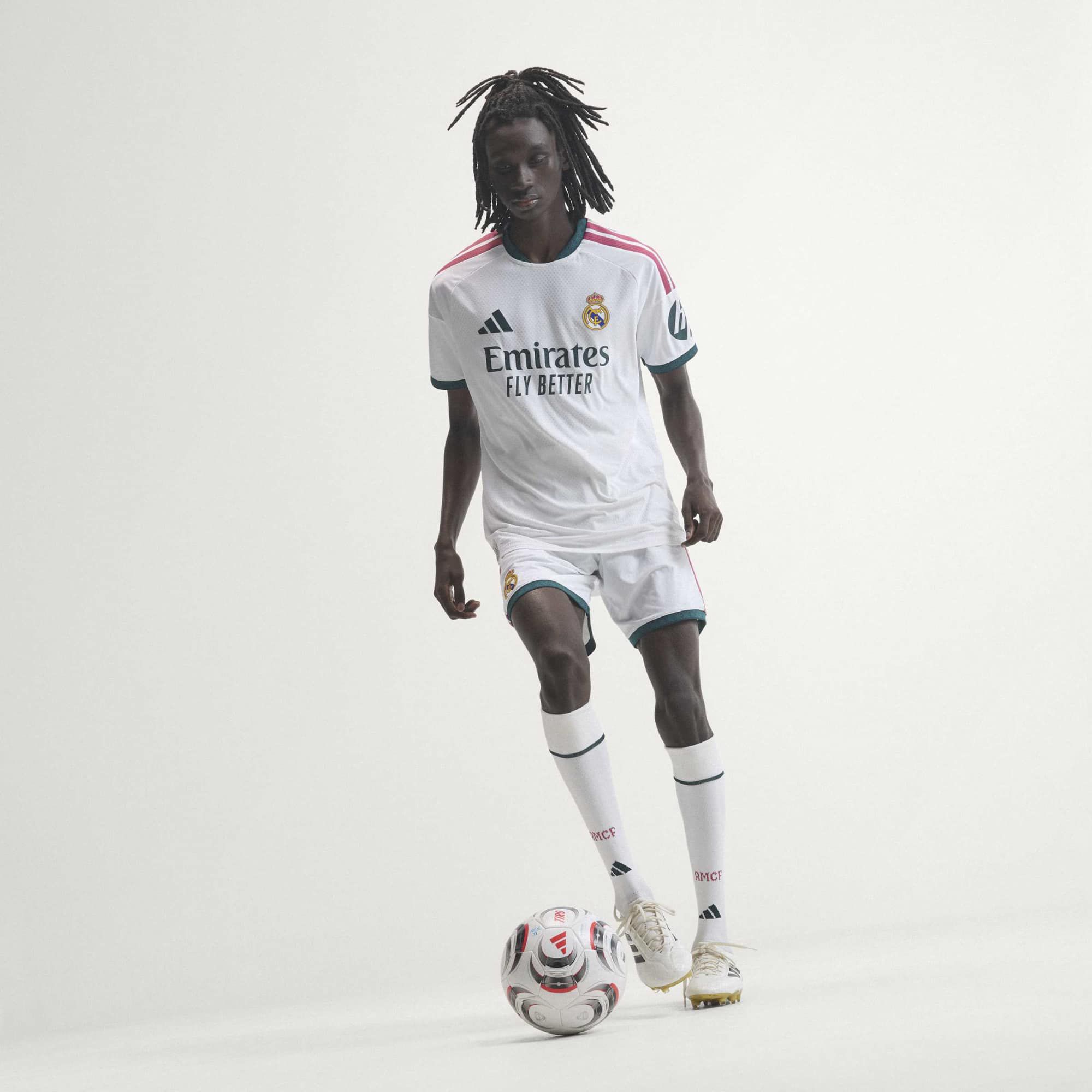 adidas Adult Real Madrid 2026 White Home Authentic Jersey product image