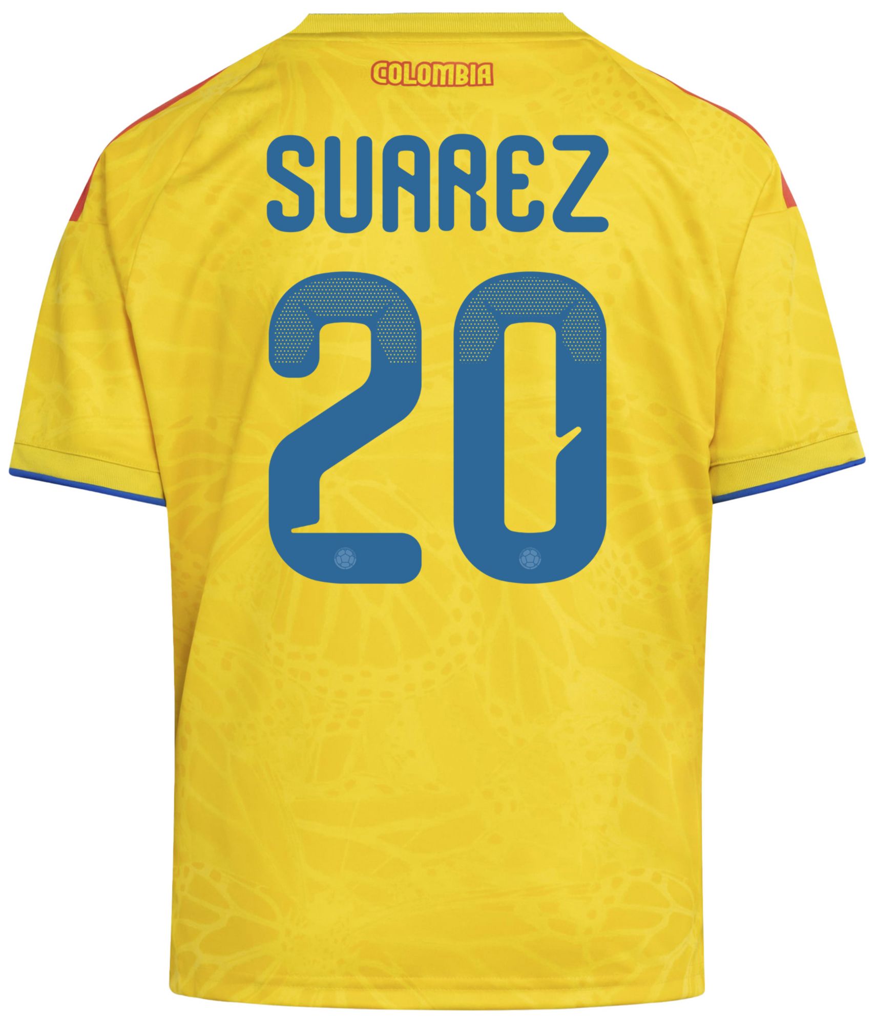 adidas Youth Colombia Luis Suarez #20 2026 Home Replica Jersey product image