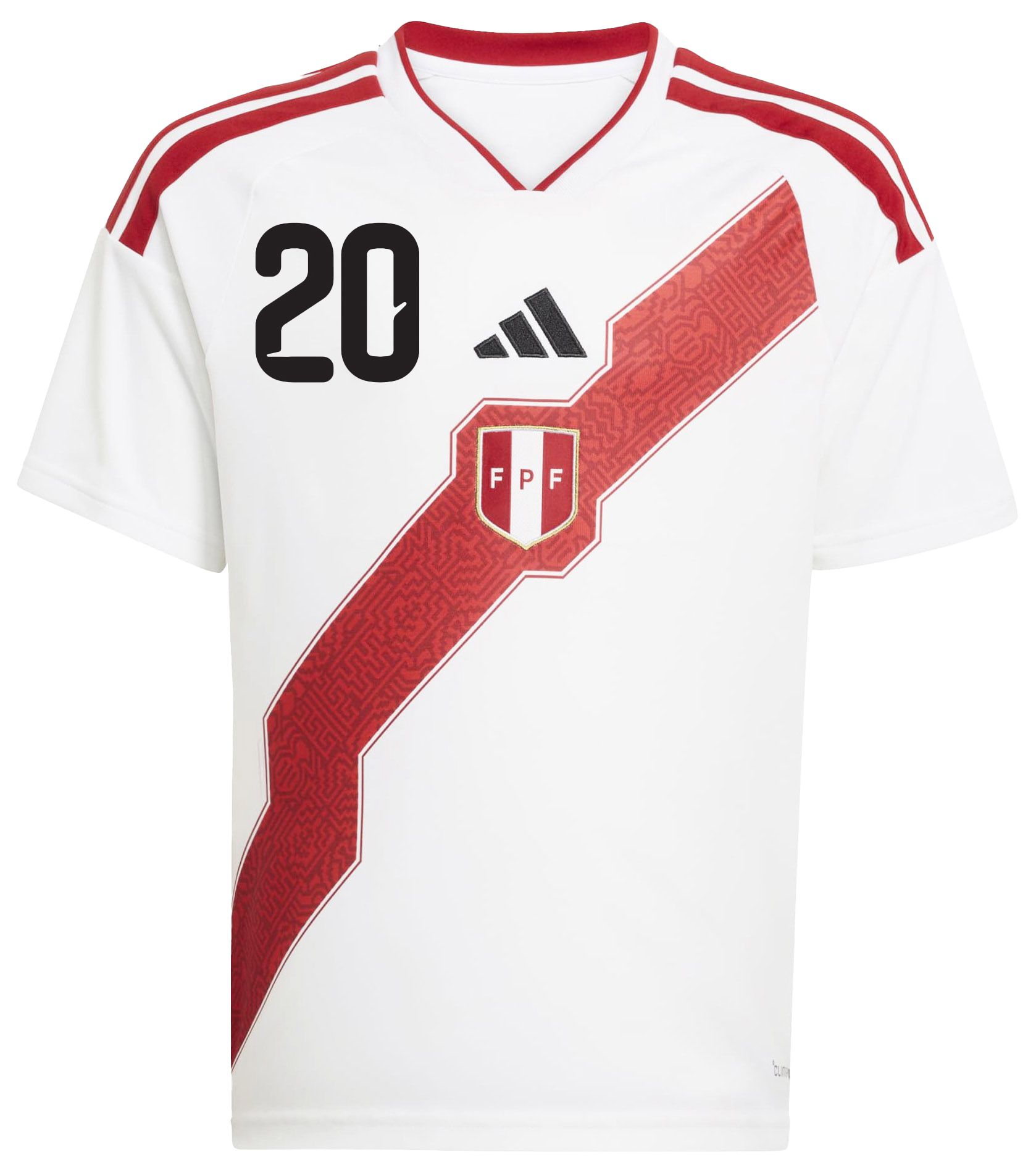 adidas Youth Peru Alex Valera #20 2026 Home Replica Jersey product image