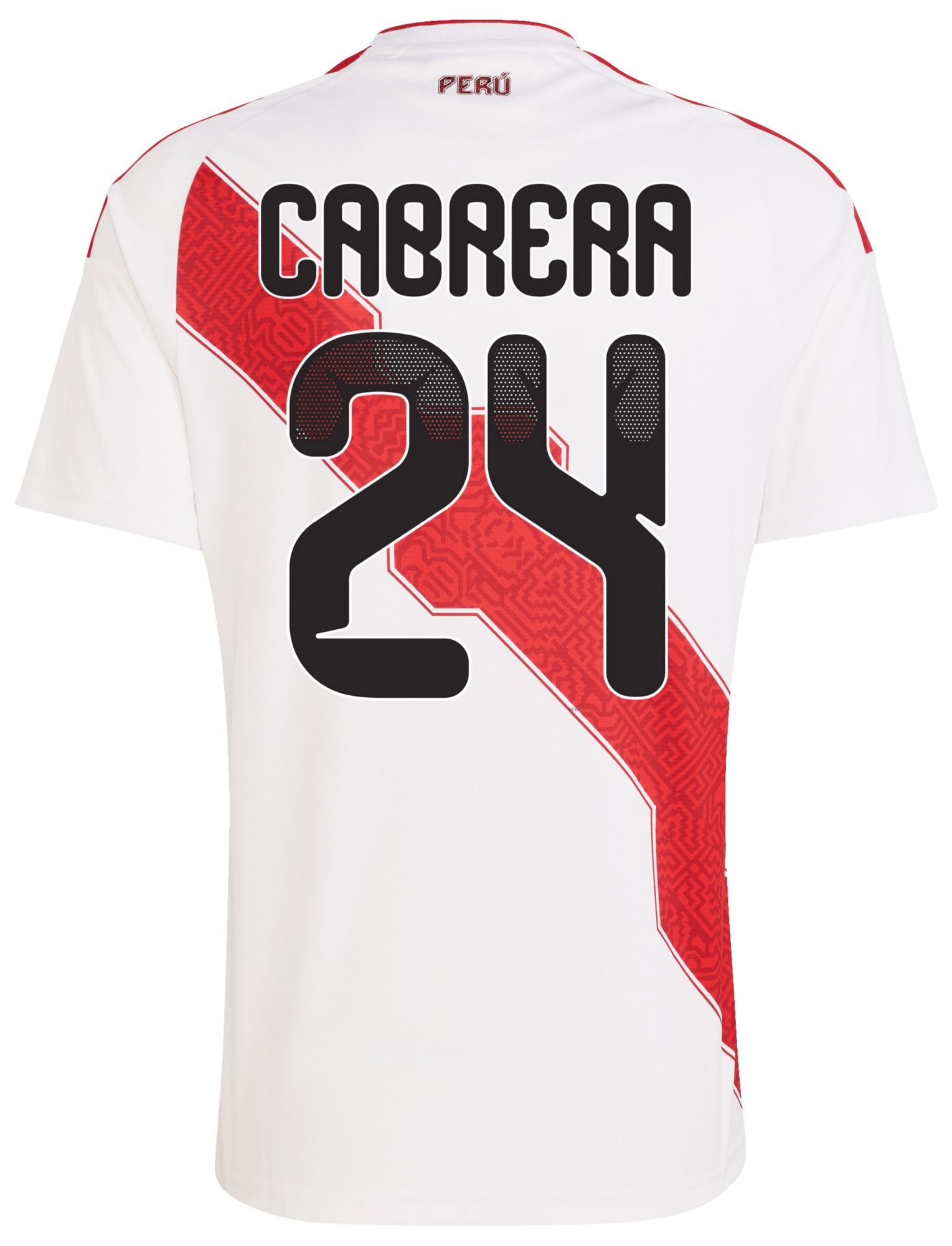 adidas Youth Peru Kenji Cabrera #24 2026 Home Replica Jersey product image
