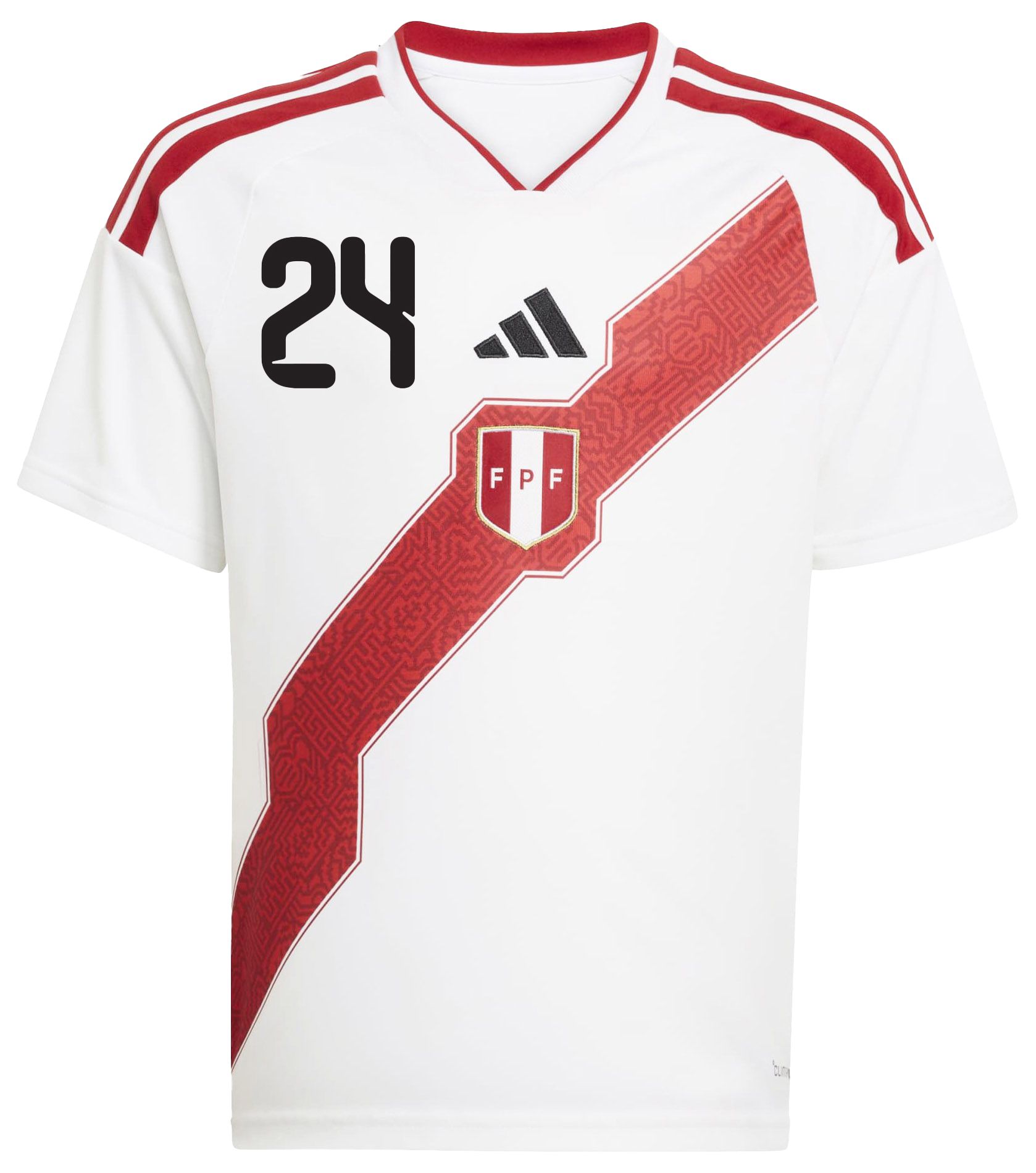 adidas Youth Peru Kenji Cabrera #24 2026 Home Replica Jersey product image