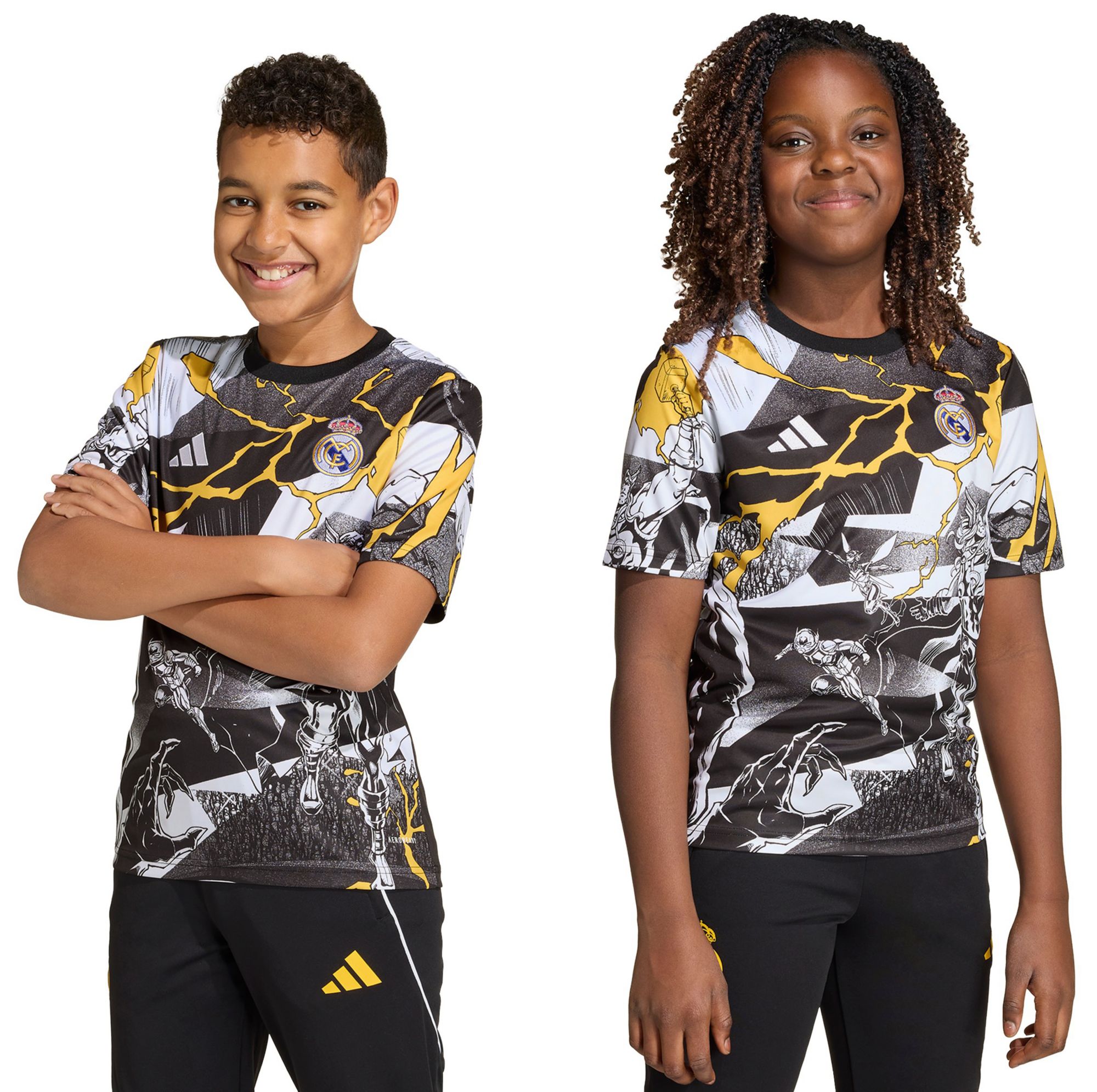adidas Youth Real Madrid x Avengers Prematch Jersey product image