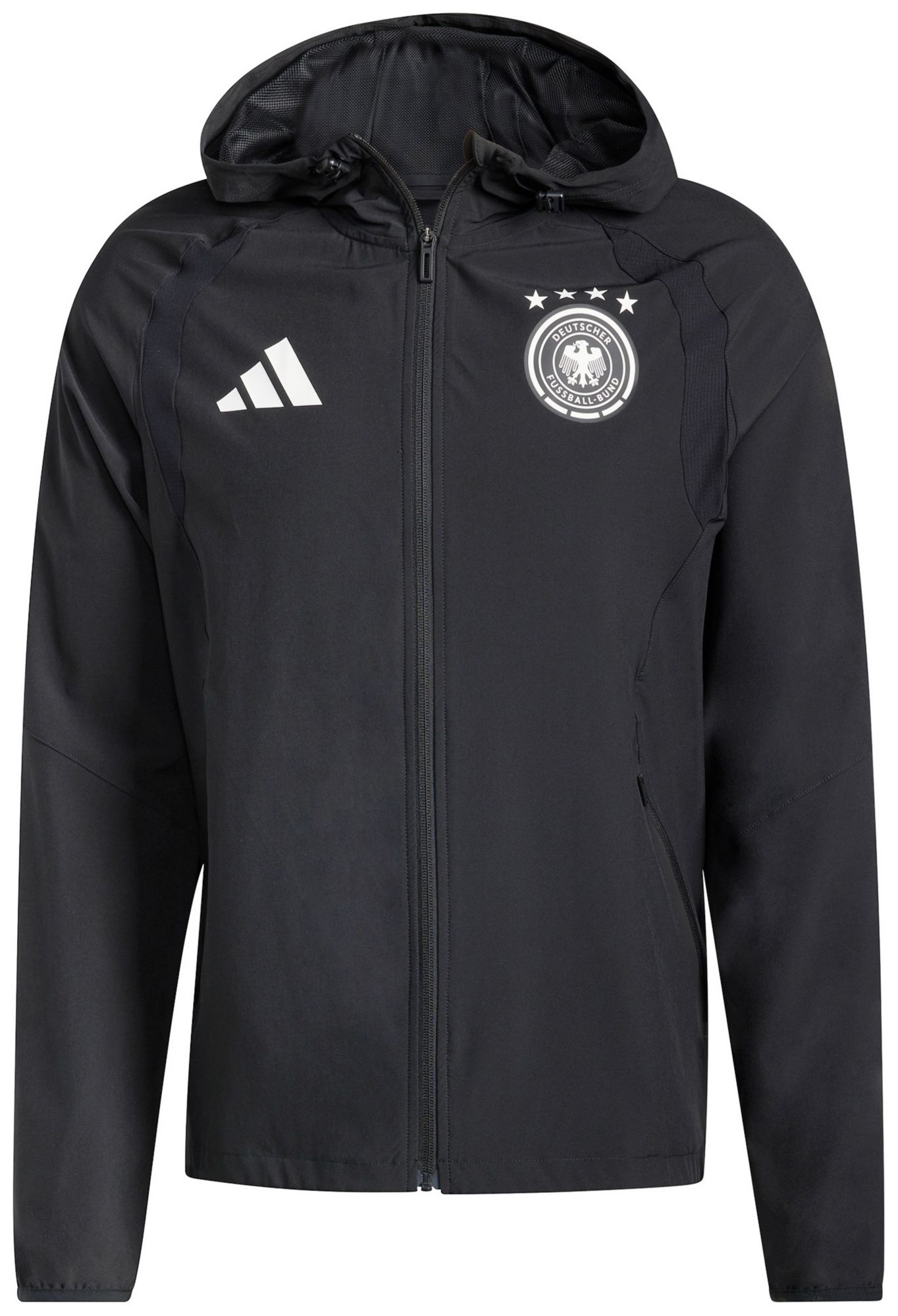 adidas Adult Germany 2026 Black Travel Full-Zip Jacket product image