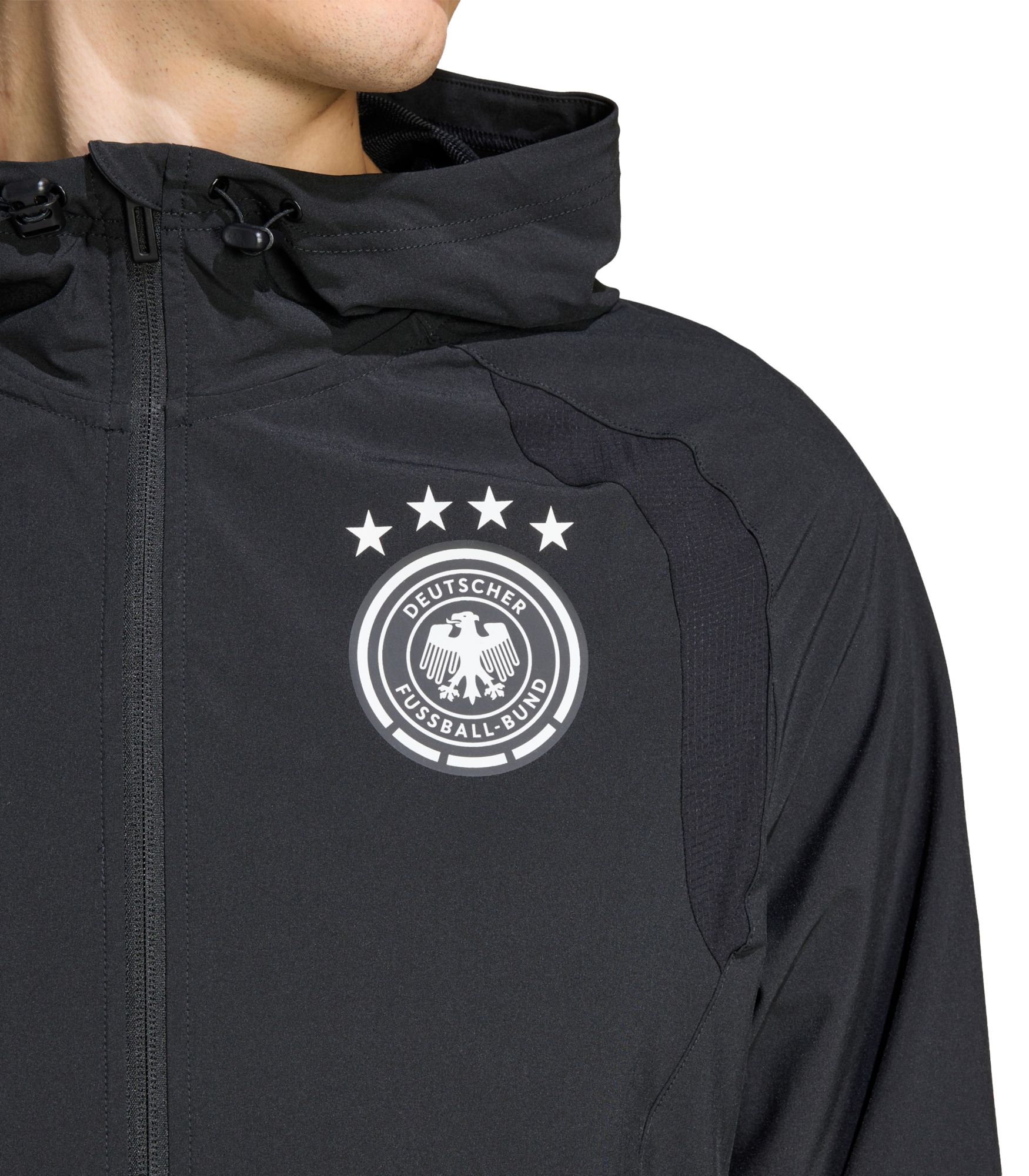 adidas Adult Germany 2026 Black Travel Full-Zip Jacket product image