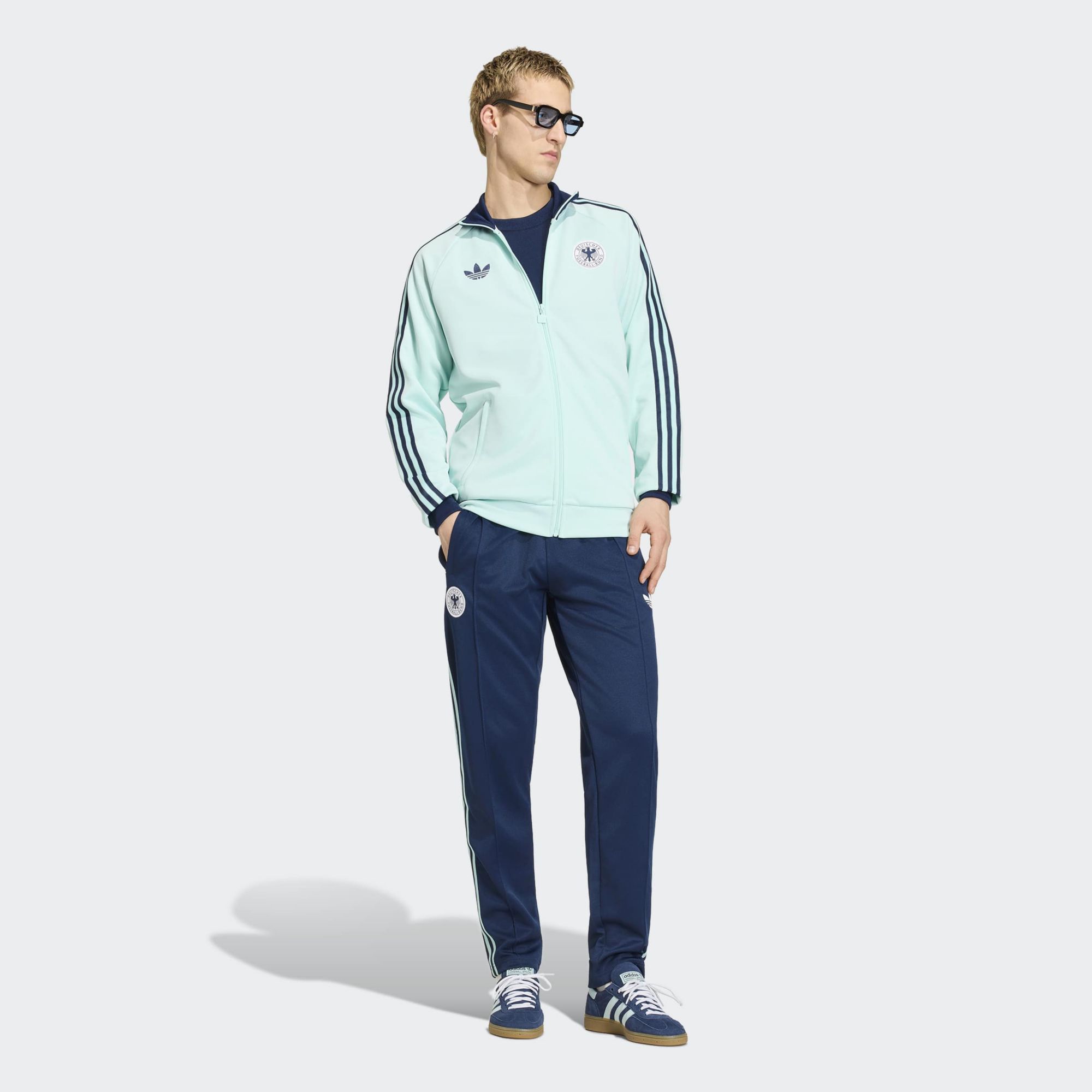adidas Adult Germany Collegiate Navy Home Logo Pants product image