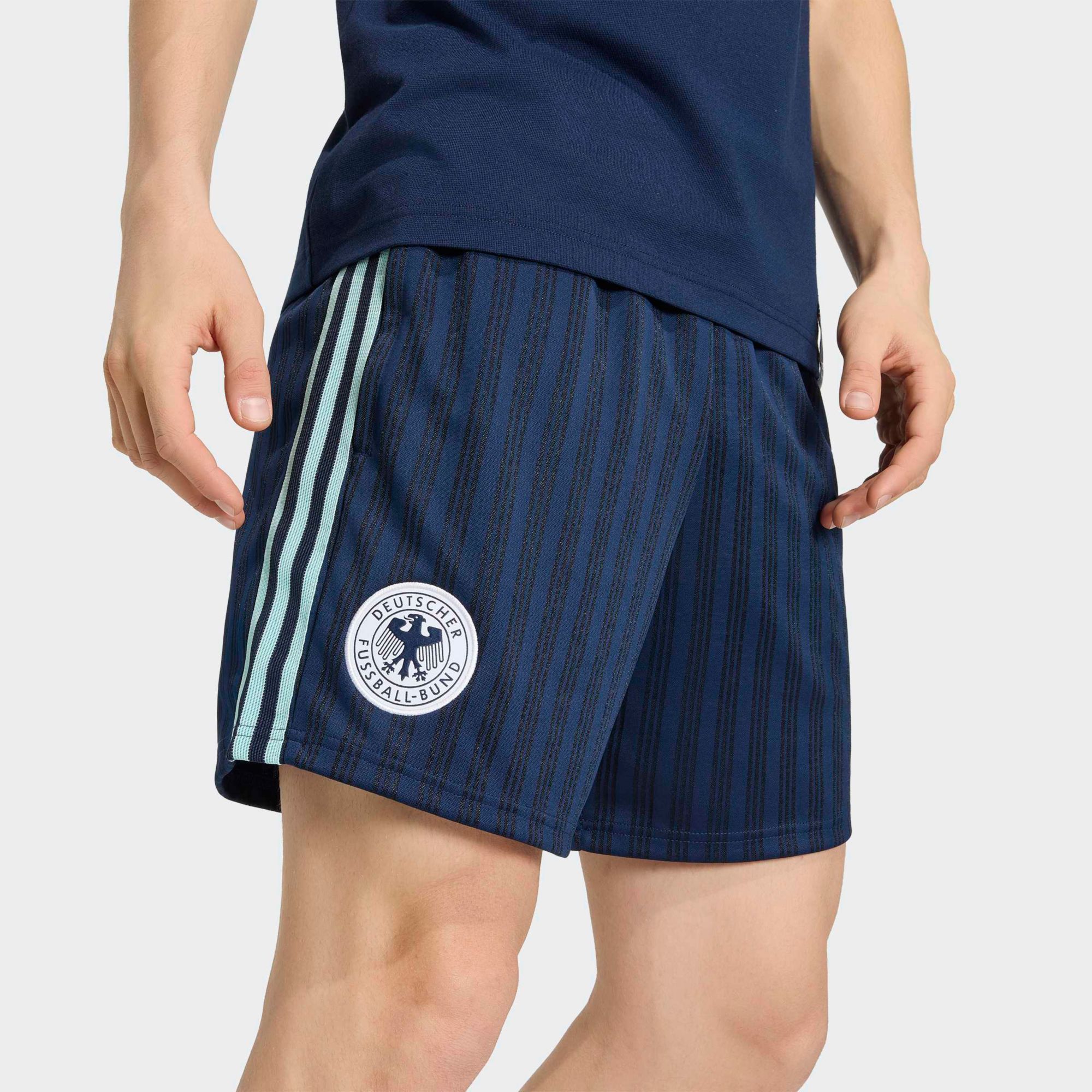 adidas Adult Germany Collegiate Navy Home Logo Shorts product image
