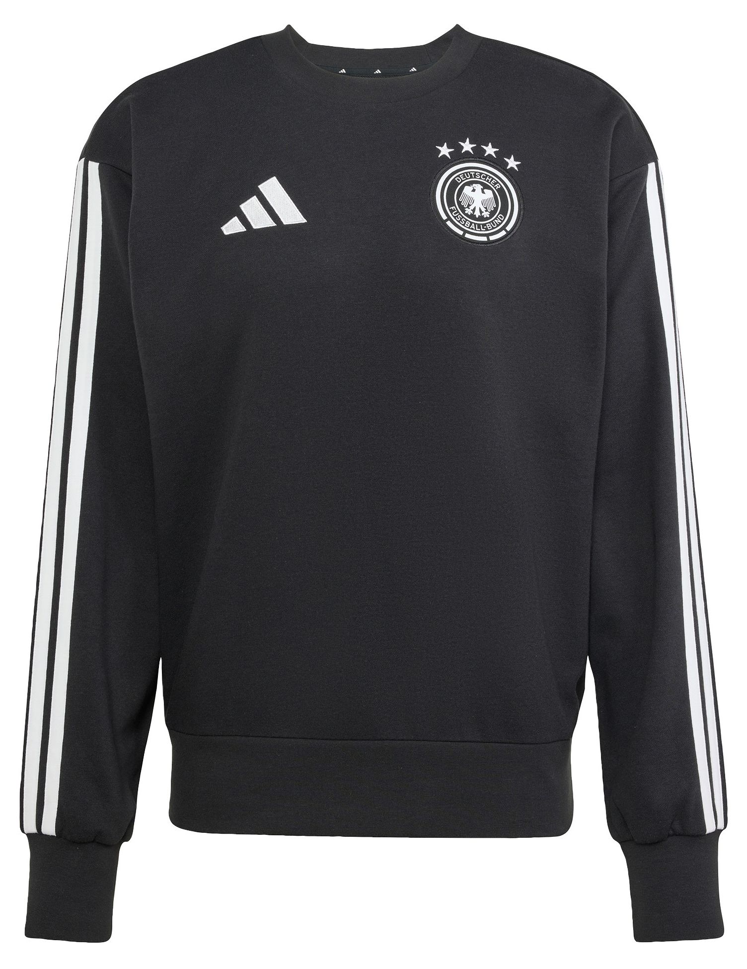 adidas Adult Germany 2026 Black Team Logo Crewneck Sweatshirt product image