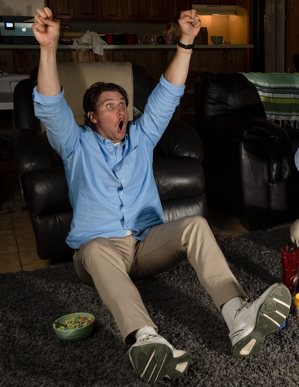 birddogs Mens Slim Fit Lined Stretch Khaki Pants product image