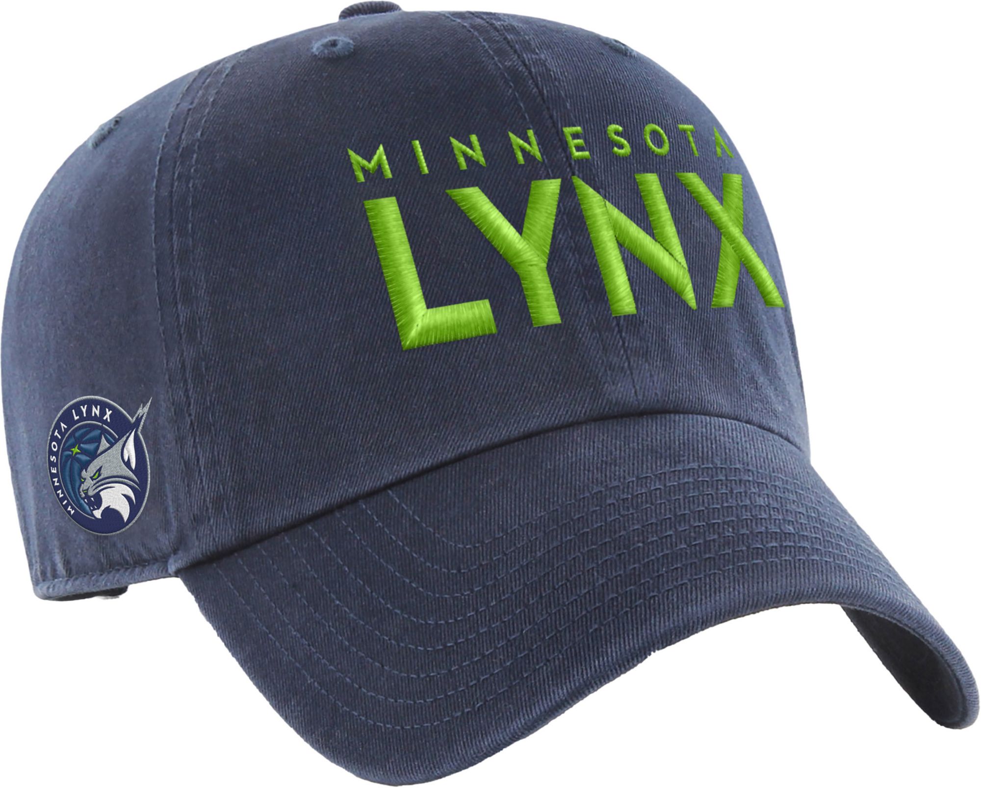 '47 Adult Minnesota Lynx Navy Script Wordmark Clean Up Adjustable Hat product image