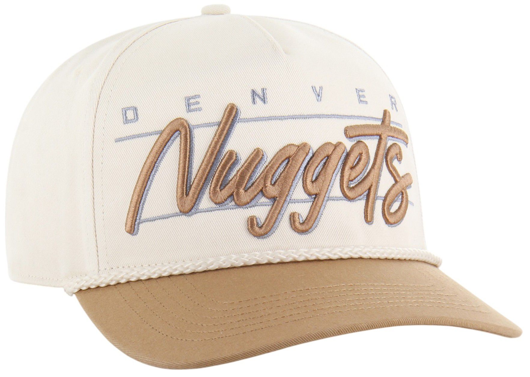 '47 Adult Denver Nuggets Tan Neutral Condor Hitch Adjustable Hat product image