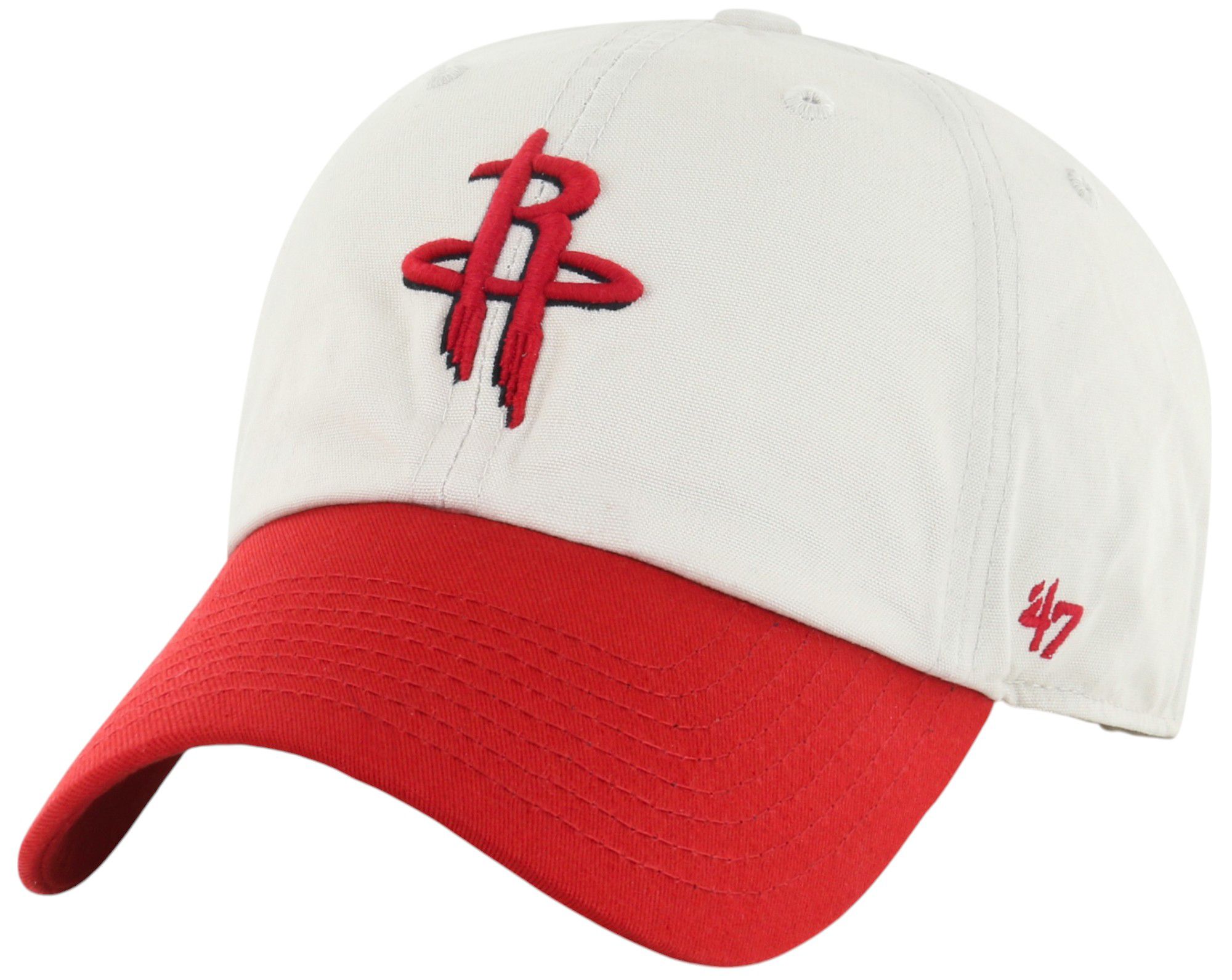 '47 Adult Houston Rockets Off White Clean Up Adjustable Hat product image