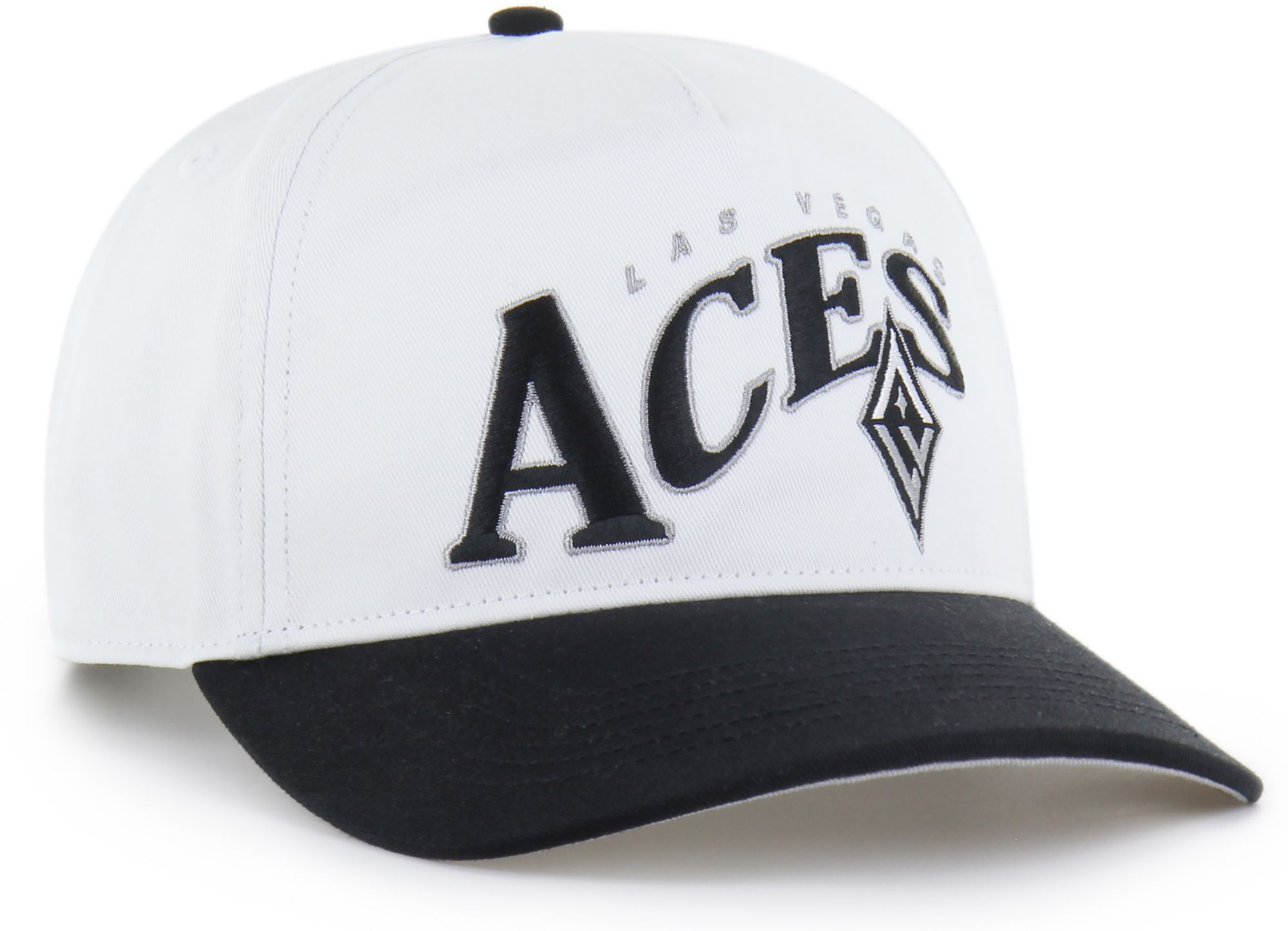 '47 Adult Las Vegas Aces White Two Tone Wave Hitch Adjustable Hat product image