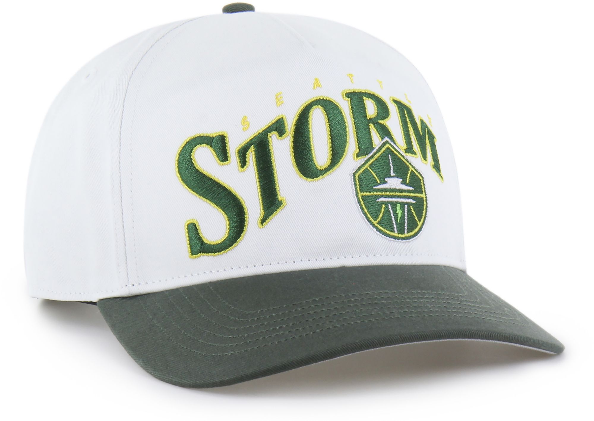 '47 Adult Seattle Storm White Two Tone Wave Hitch Adjustable Hat product image