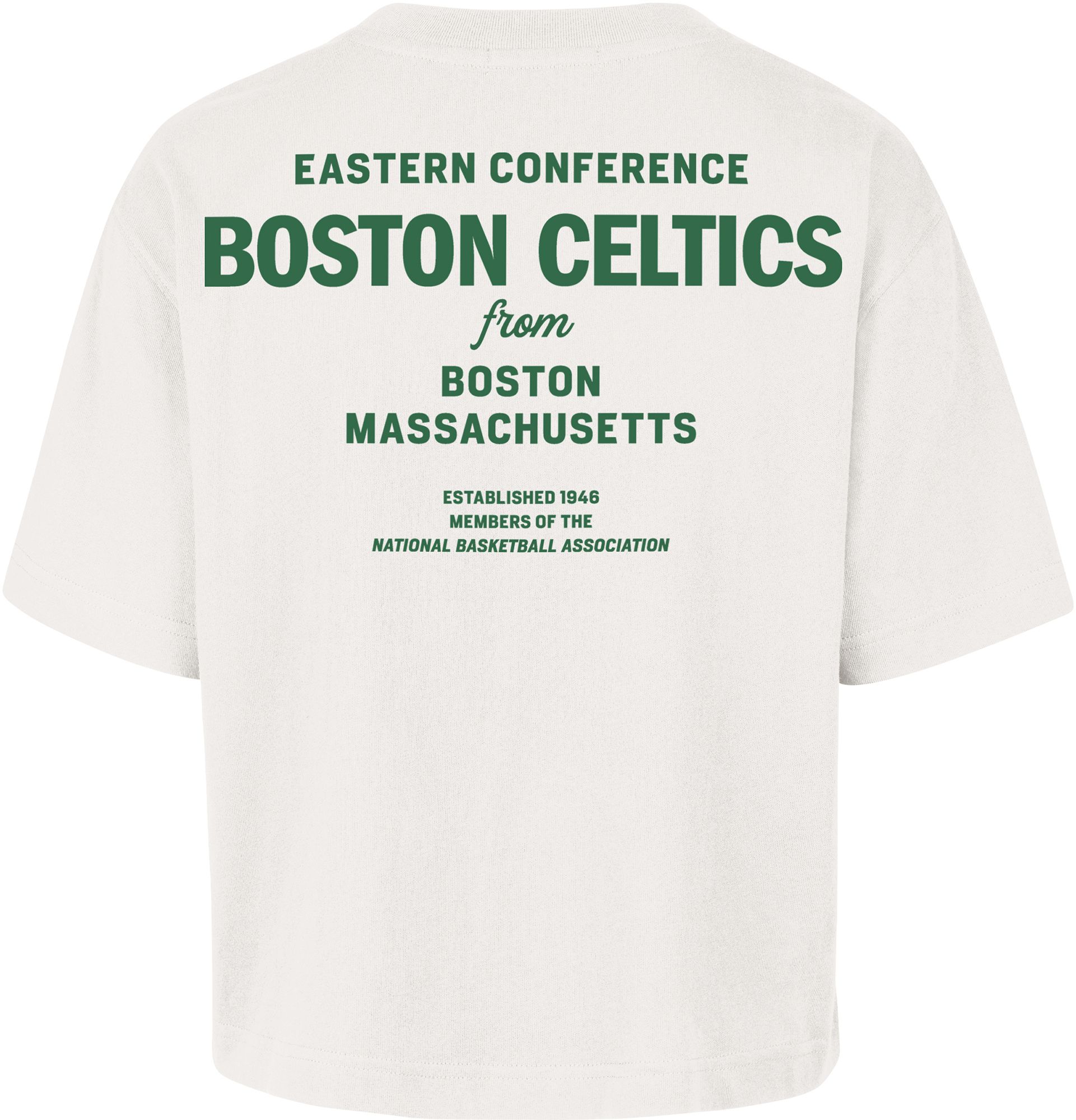 '47 Women's Boston Celtics Off-White Leon City T-Shirt product image