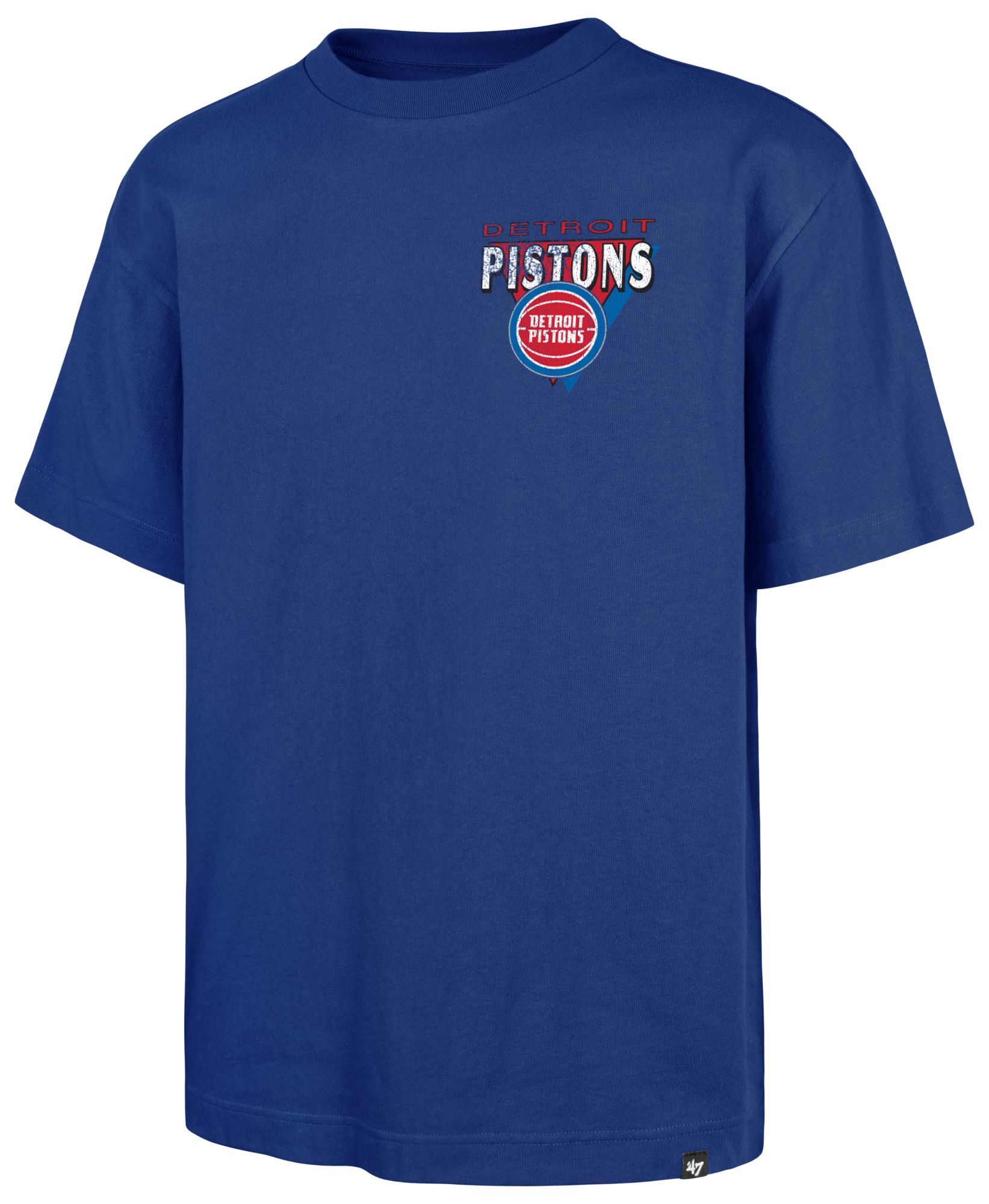 '47 Men's Detroit Pistons Blue Under Bar T-Shirt product image
