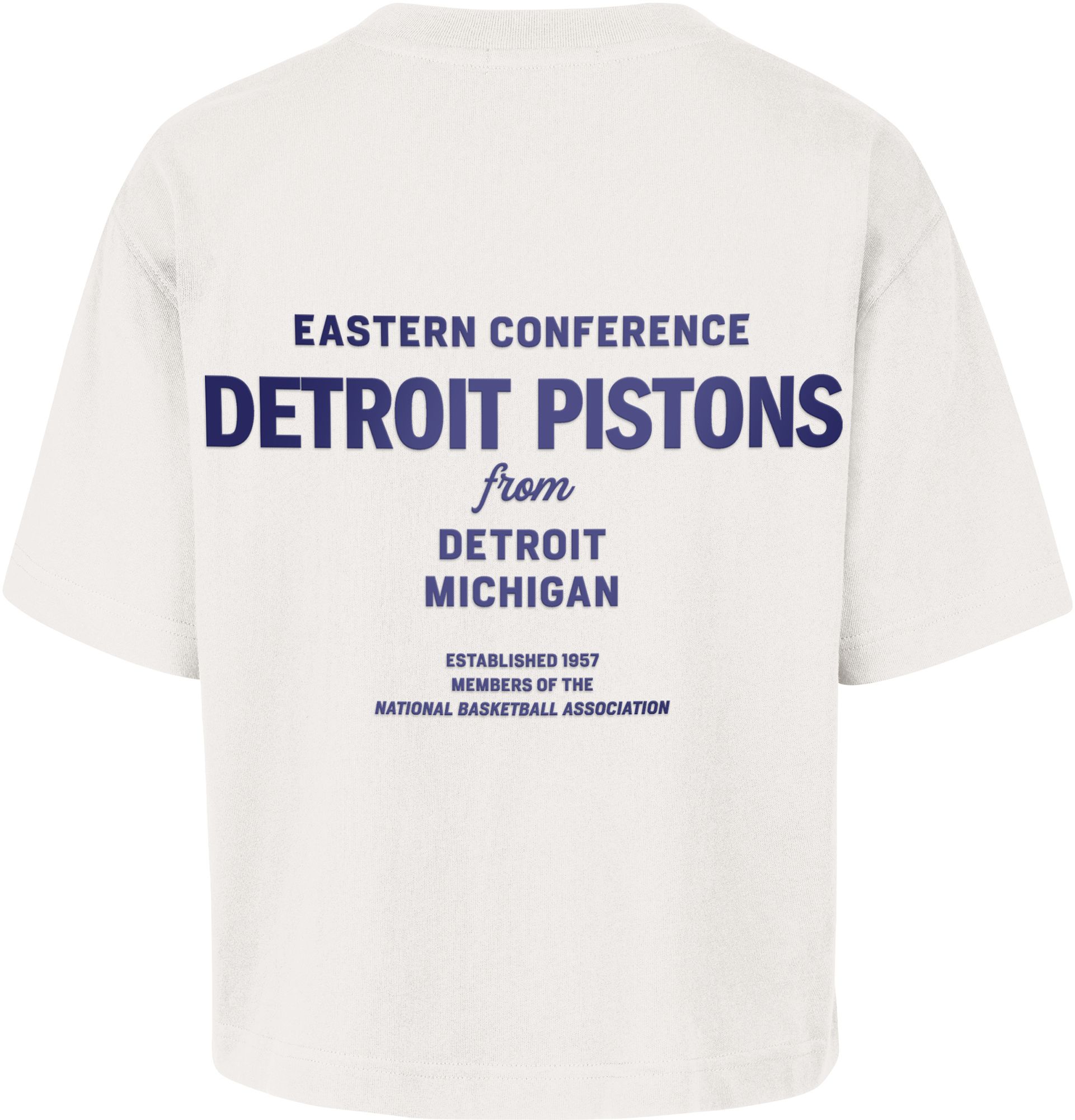 '47 Women's Detroit Pistons Off-White Leon City T-Shirt product image
