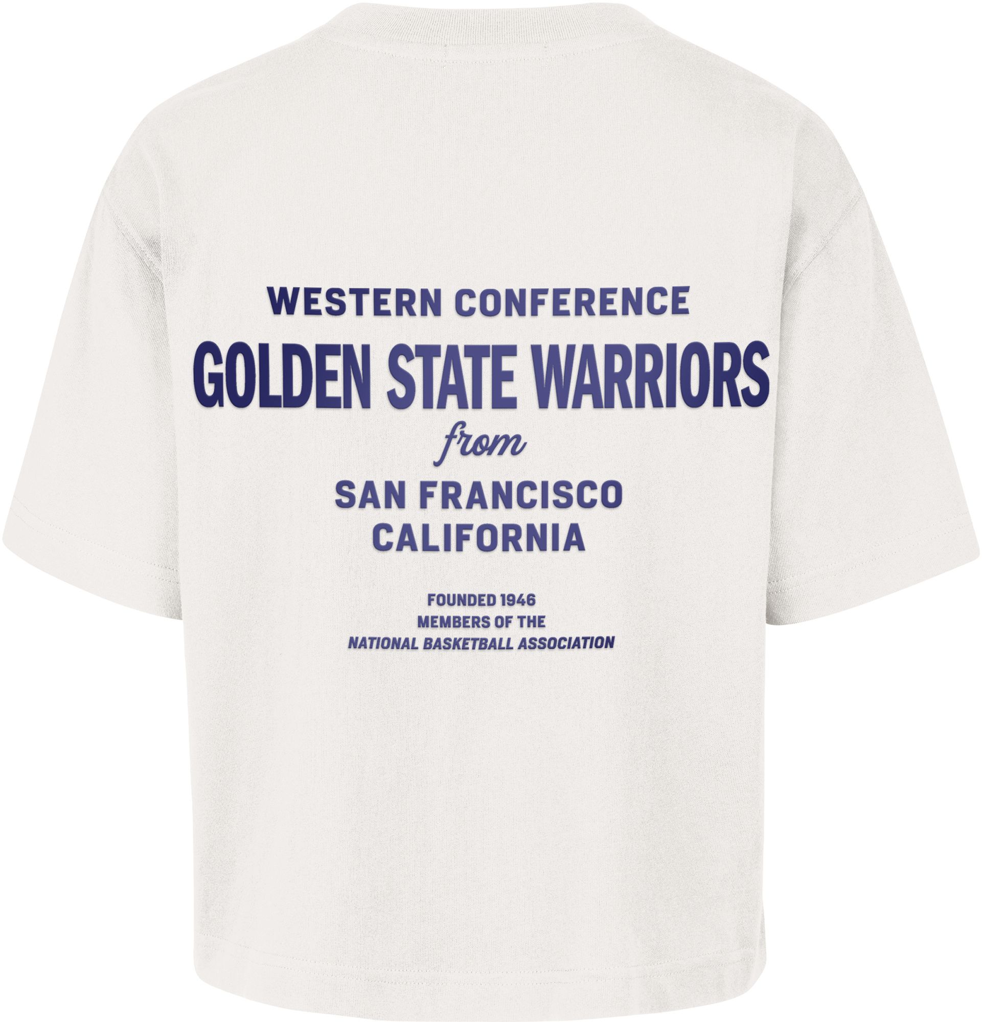 '47 Women's Golden State Warriors Off-White Leon City T-Shirt product image