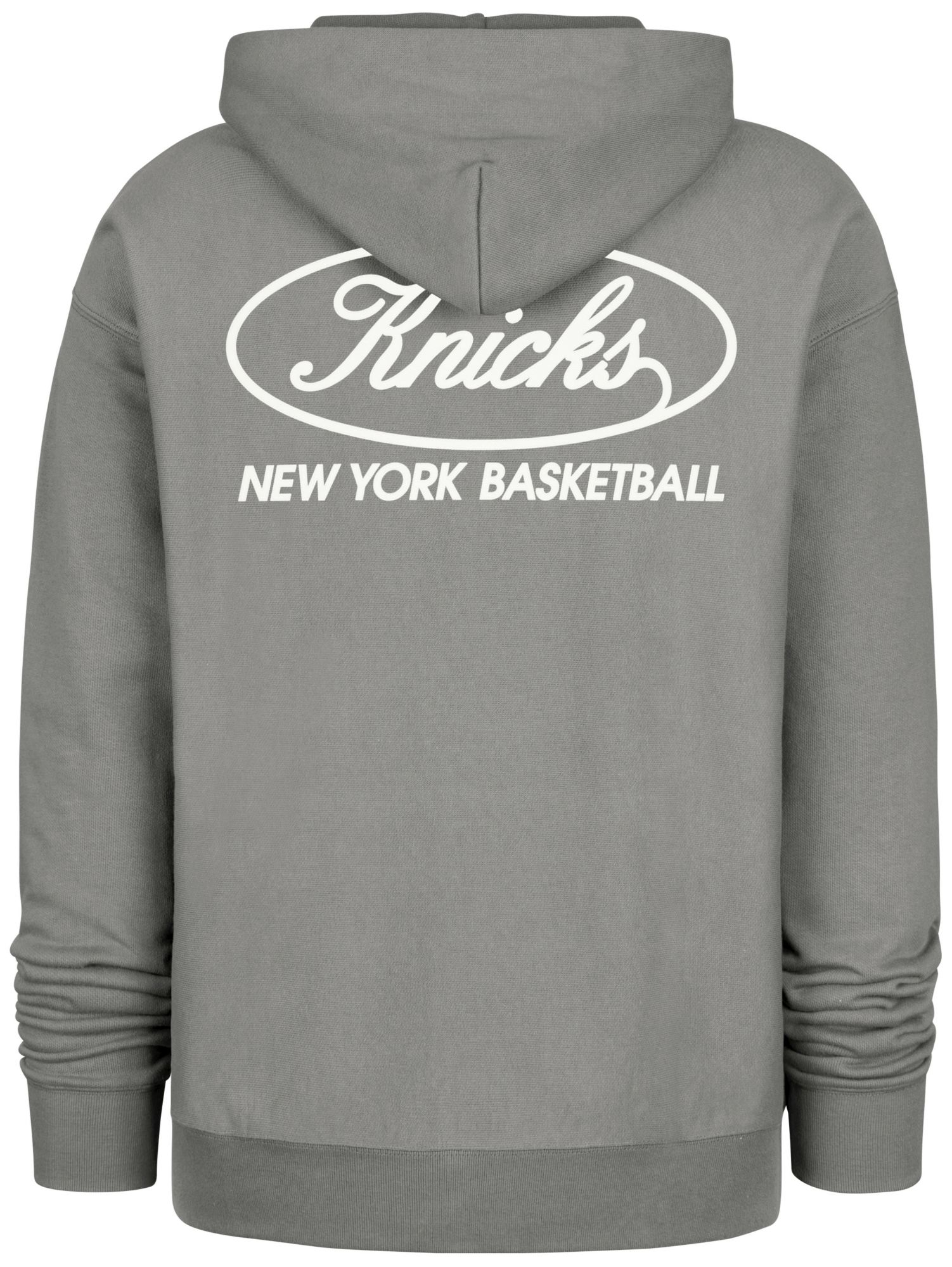 '47 Men's New York Knicks Grey Triple Double Hoodie product image