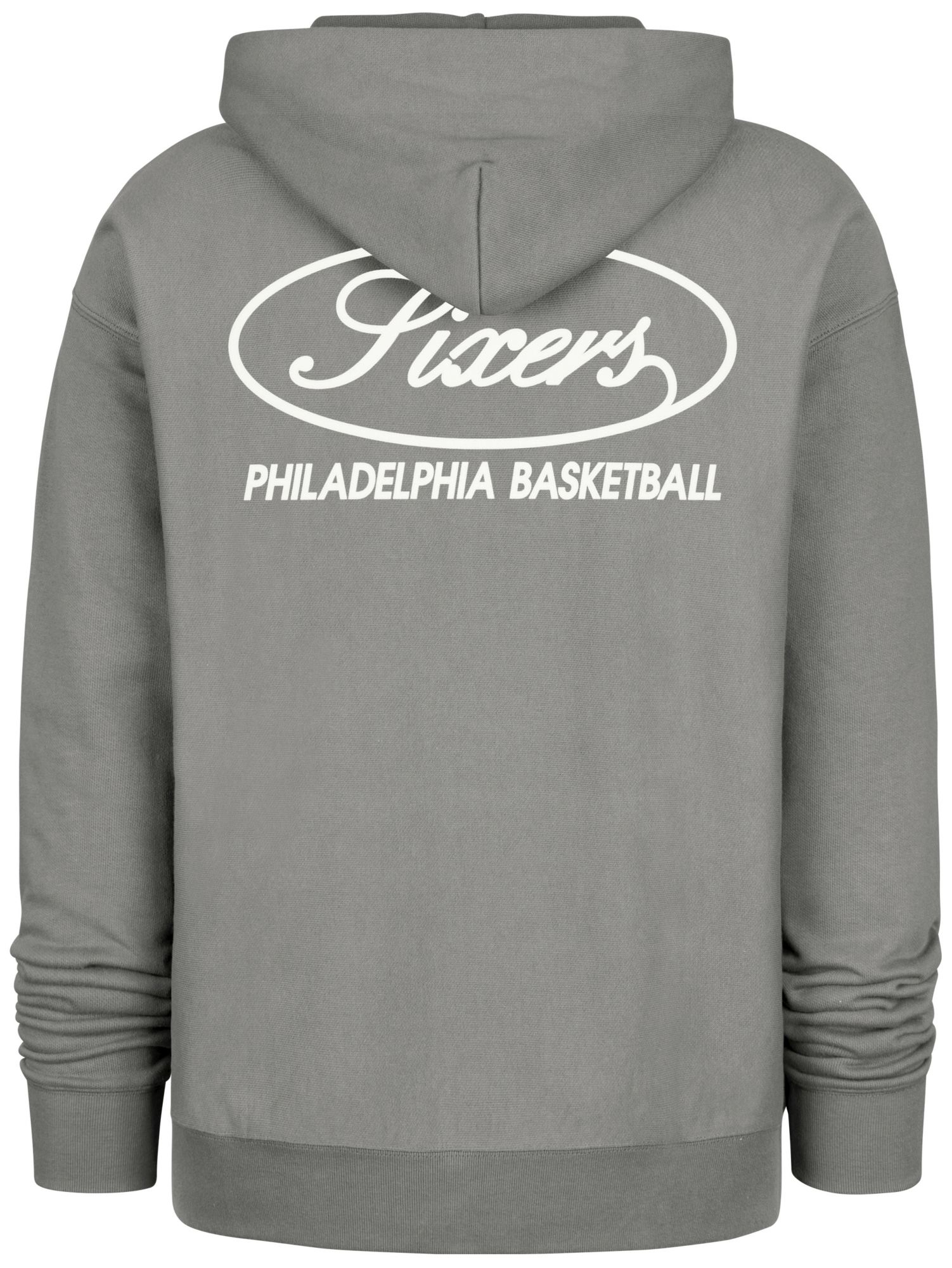 '47 Men's Philadelphia 76ers Grey Triple Double Hoodie product image