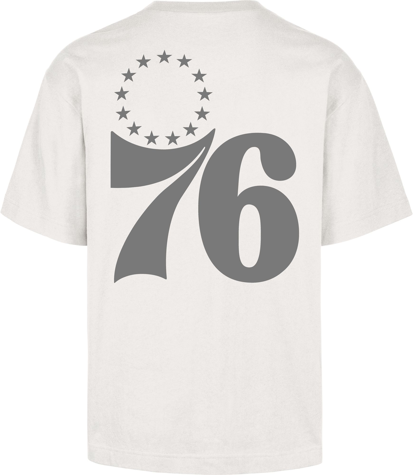 '47 Men's Philadelphia 76ers Off White Contemporary Basics Lateral Foundation T-Shirt product image
