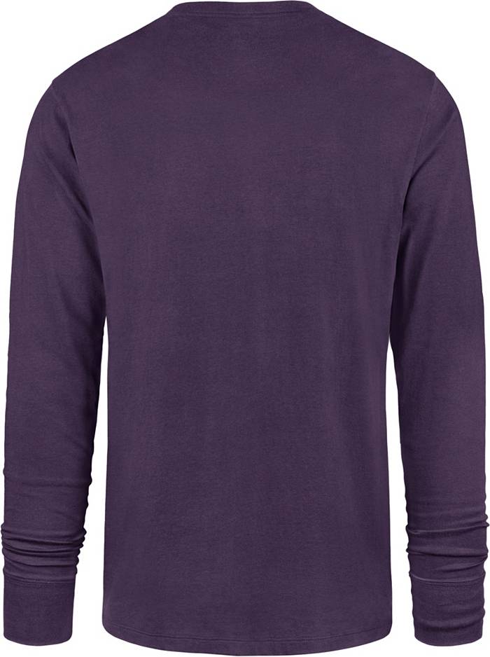 47 Men's Phoenix Suns Purple Linear Franklin Long Sleeve T-Shirt, Medium