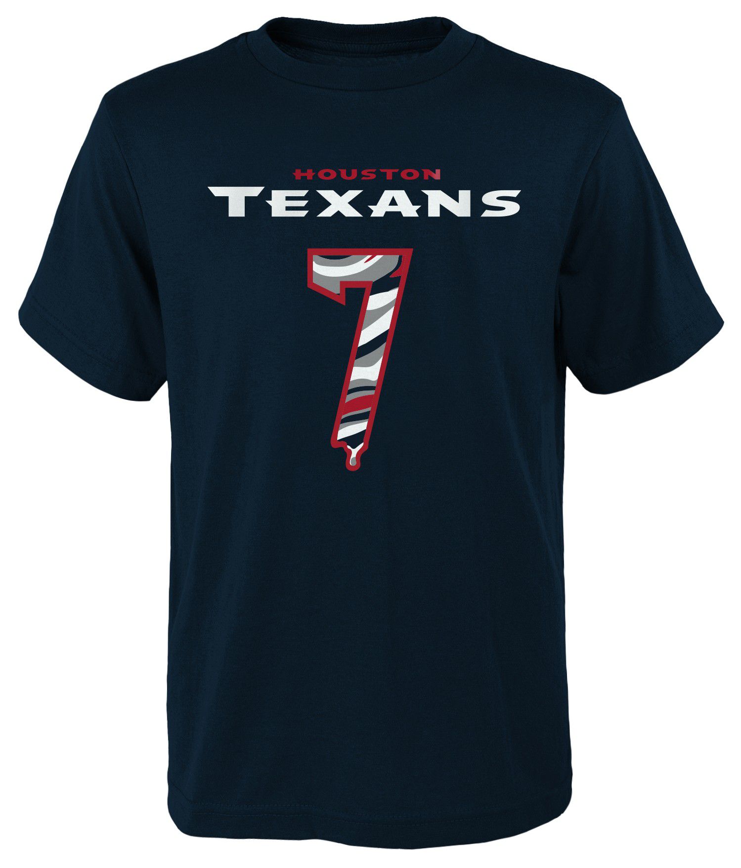 NFL Team Apparel Little Kids' Houston Texans C.J. Stroud #7 Drip Navy T-Shirt product image