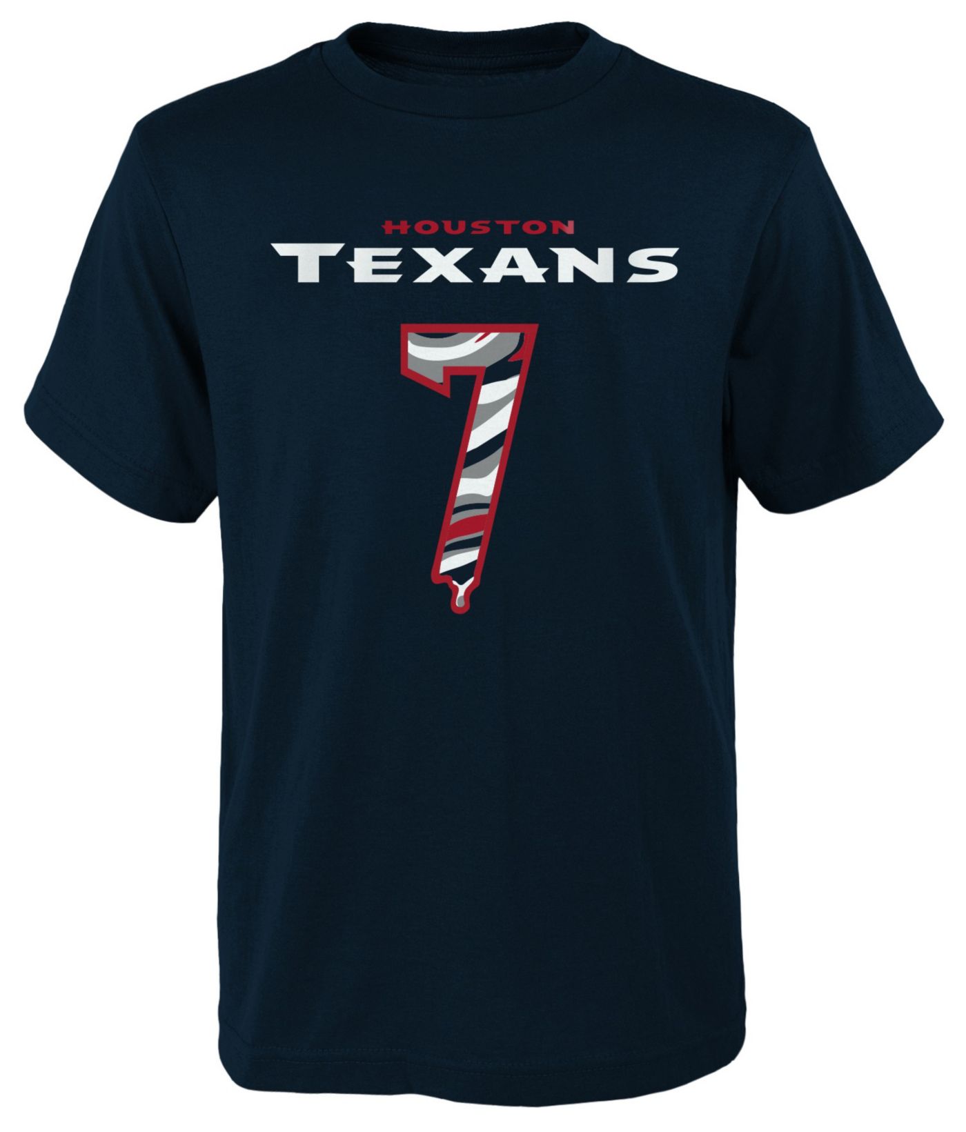 NFL Team Apparel Little Kids Houston Texans C.J. Stroud 7 Drip Navy T Shirt Dick s Sporting Goods
