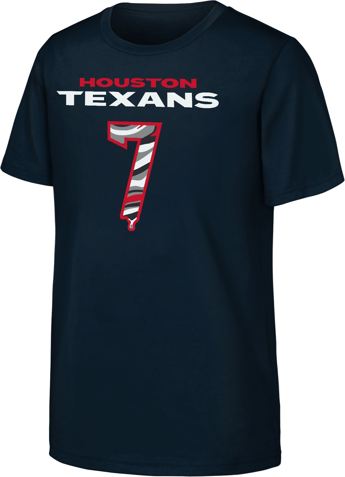 NFL Team Apparel Youth Houston Texans C.J. Stroud #7 Drip Navy T-Shirt product image