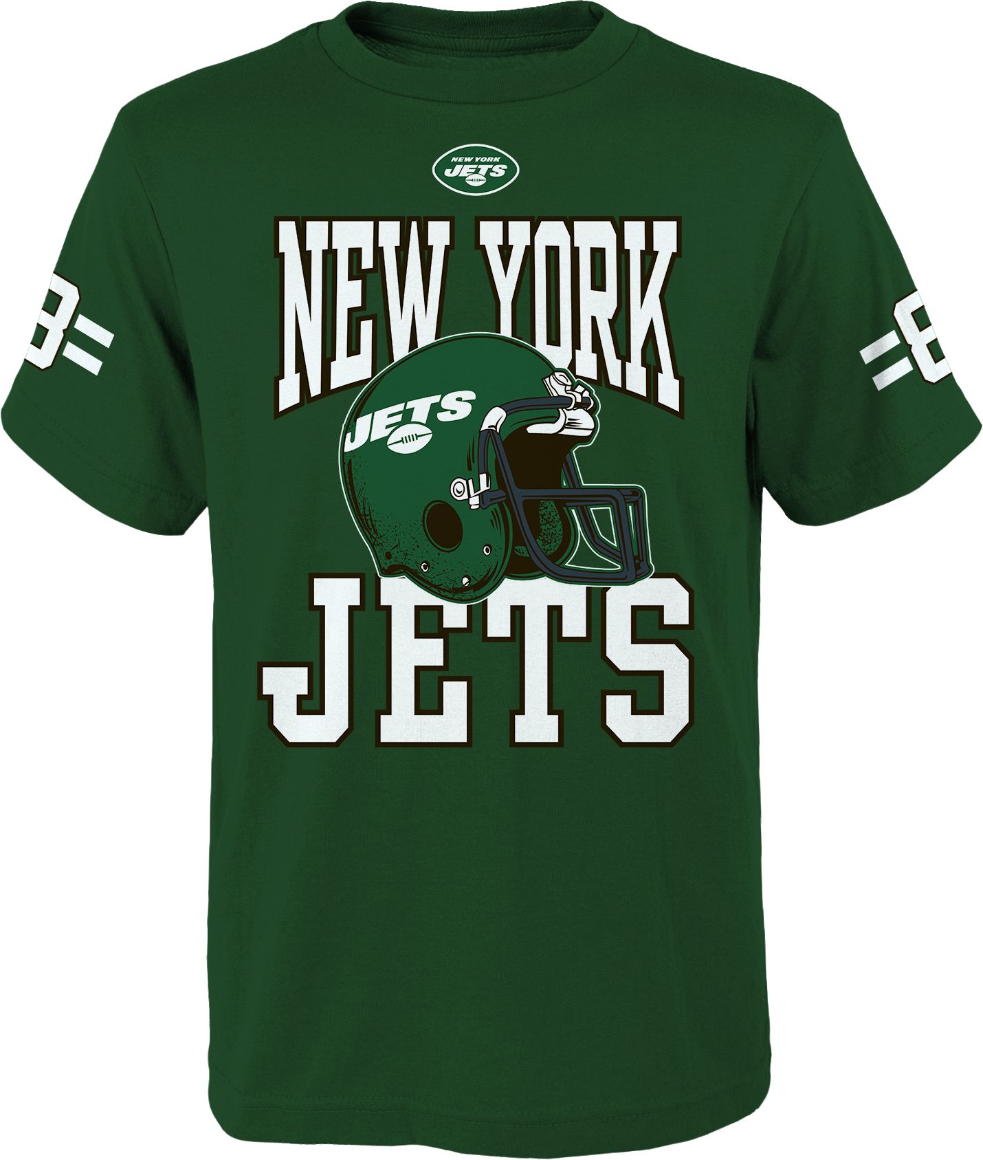 NFL Team Apparel Youth New York Jets Aaron Rodgers Black Flex T-Shirt