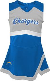 NFL Team Apparel Toddler Los Angeles Chargers Cheer Jumper Dress product image