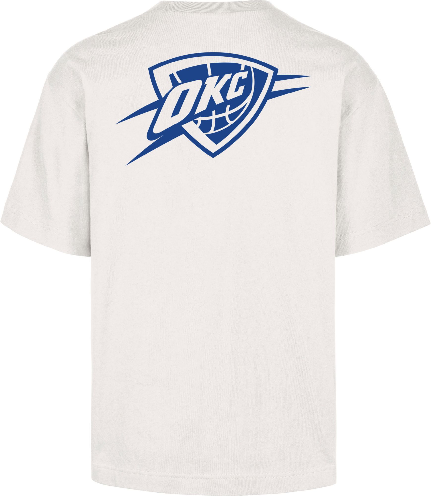 '47 Men's Oklahoma City Thunder Off White Lateral Foundation T-Shirt product image