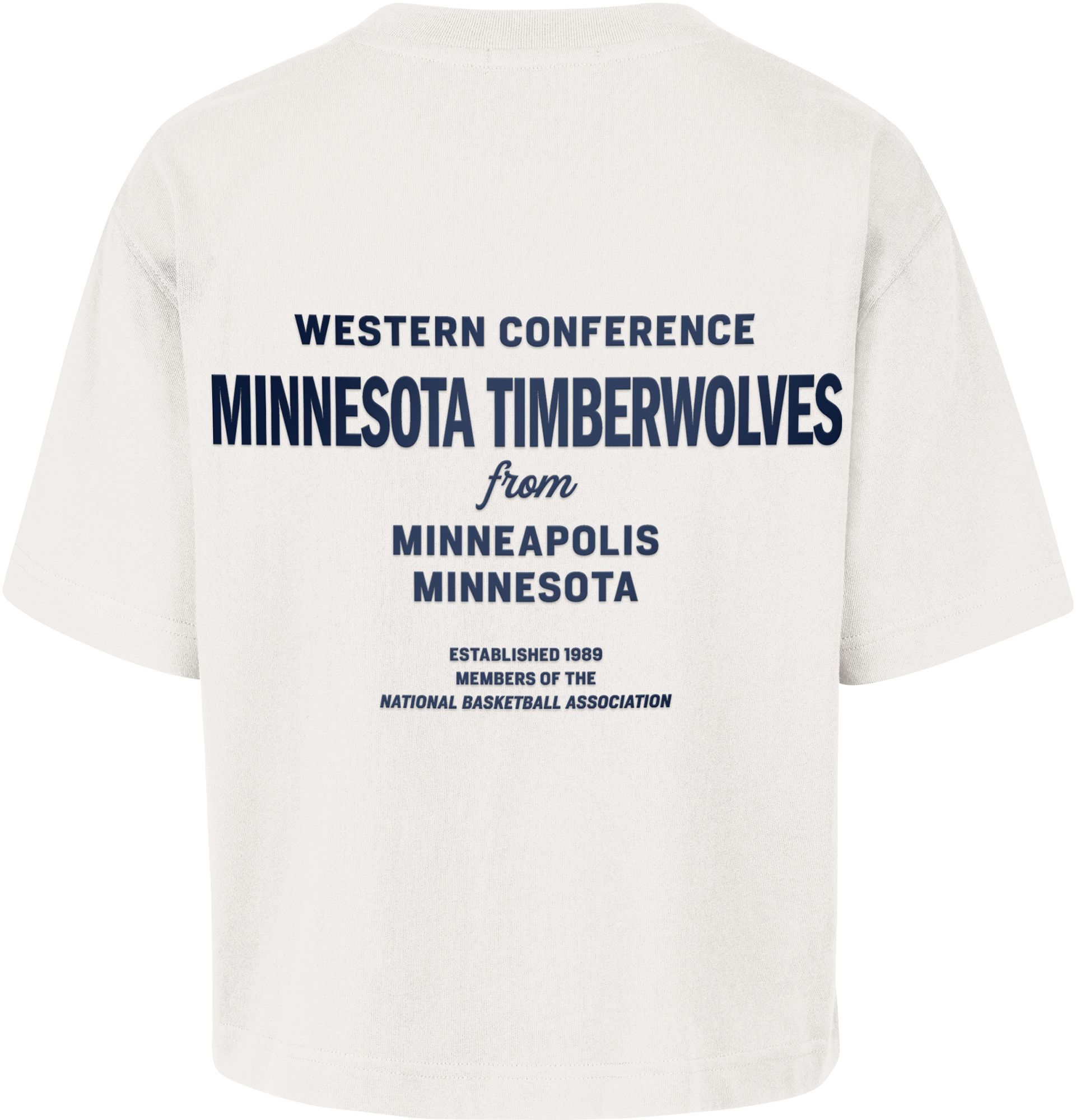 '47 Women's Minnesota Timberwolves Off-White Leon City T-Shirt product image