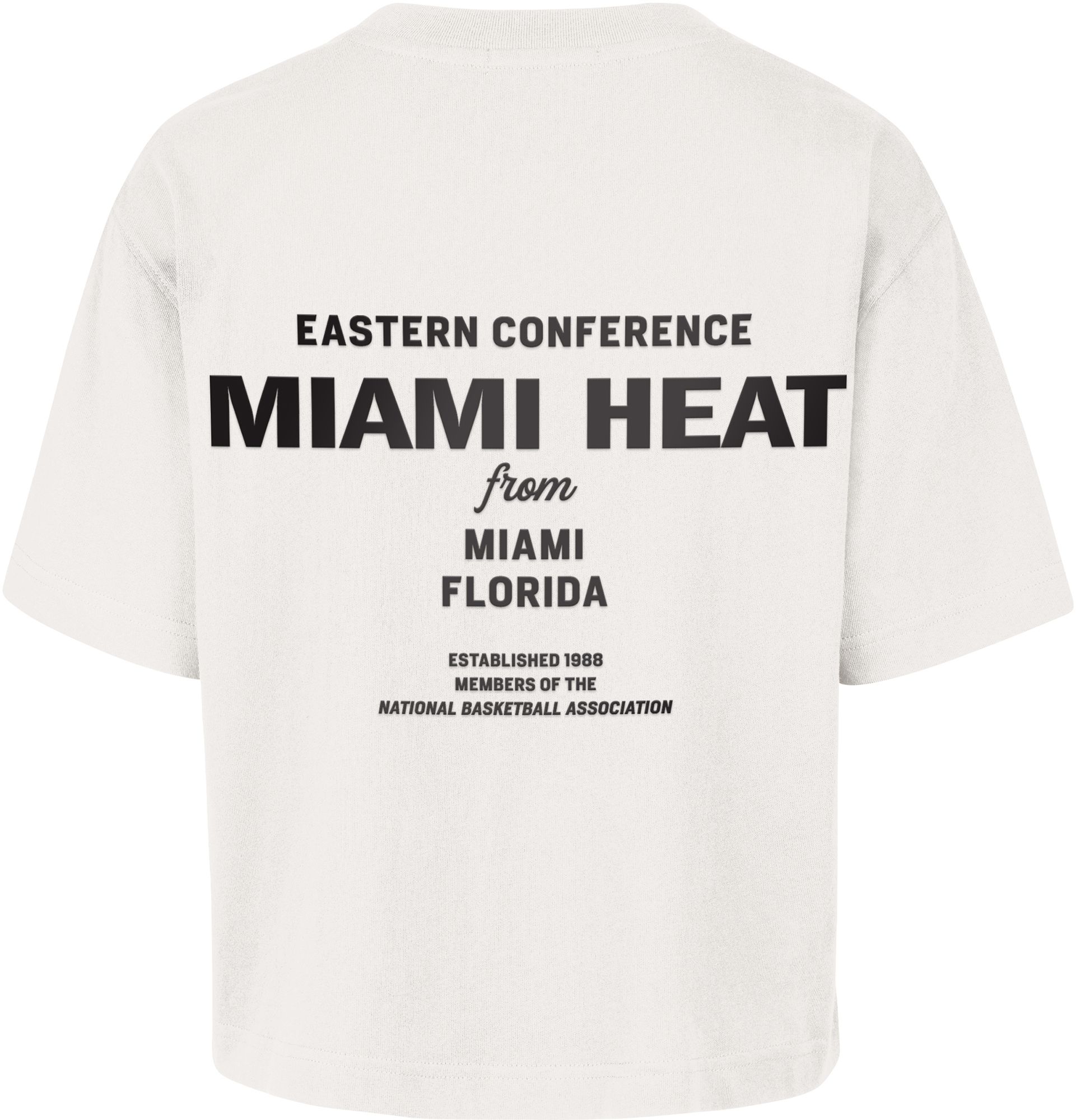 '47 Women's Miami Heat Off-White Leon City T-Shirt product image