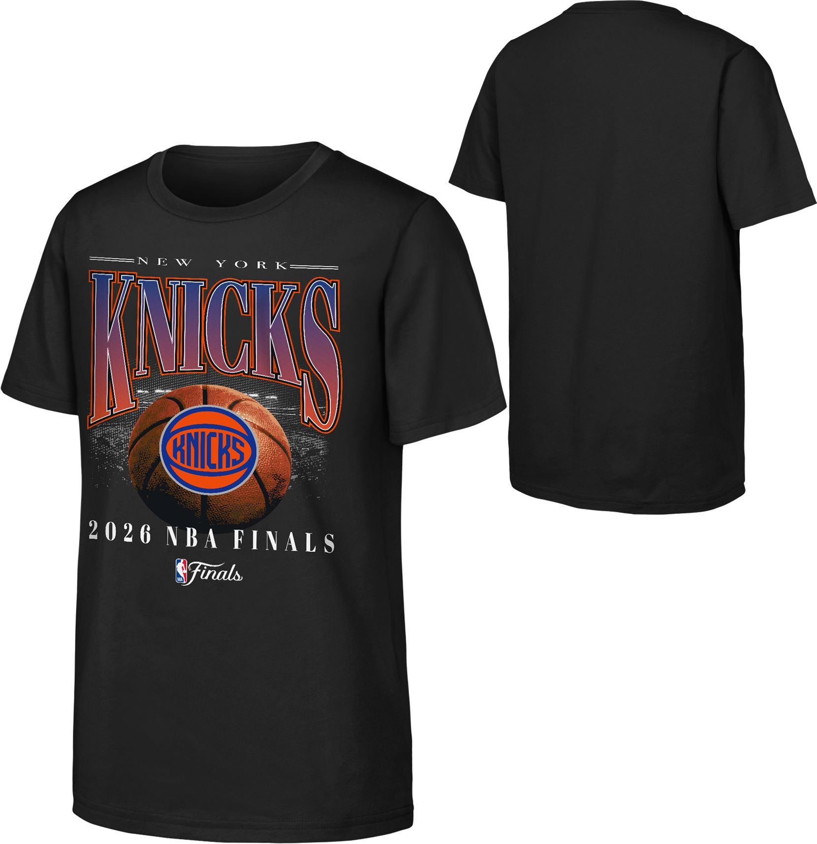 NBA Youth 2026 Eastern Conference Champions New York Knicks Bold T-Shirt product image