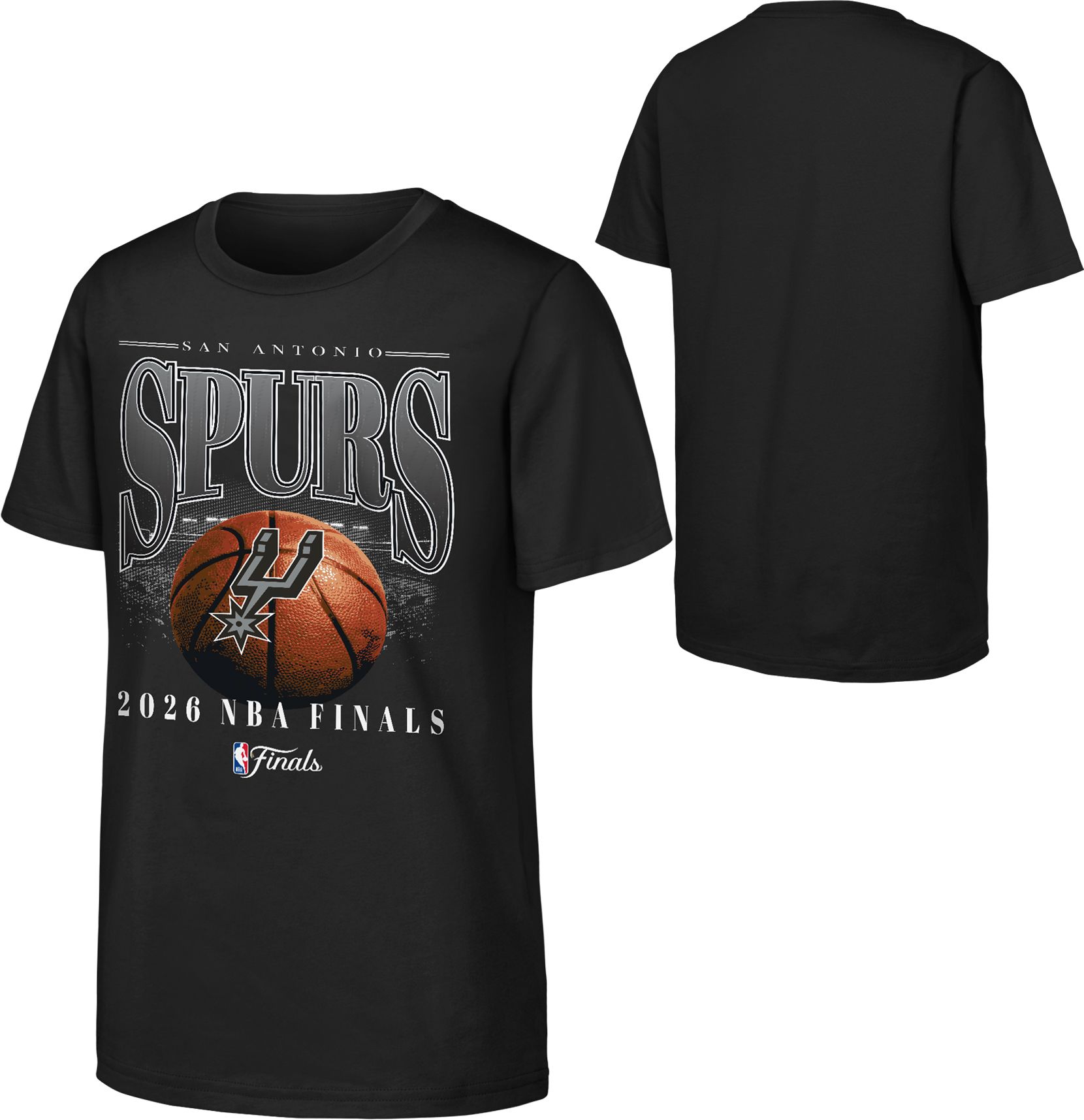 NBA Youth 2026 Western Conference Champions San Antonio Spurs Bold T-Shirt product image