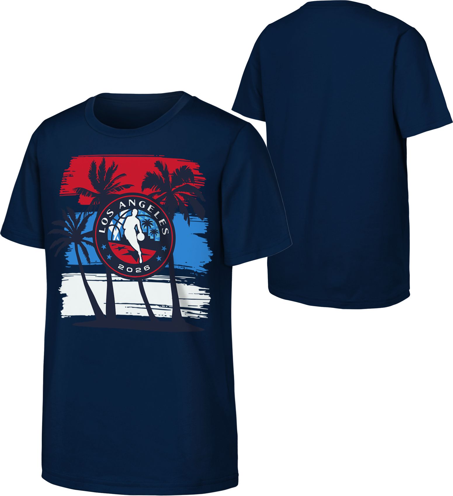 Nike Youth 2025-26 NBA All-Star Game Paint Brush Navy T-Shirt product image
