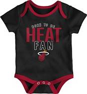Outerstuff Infant Miami Heat 3-Piece Creeper Set product image