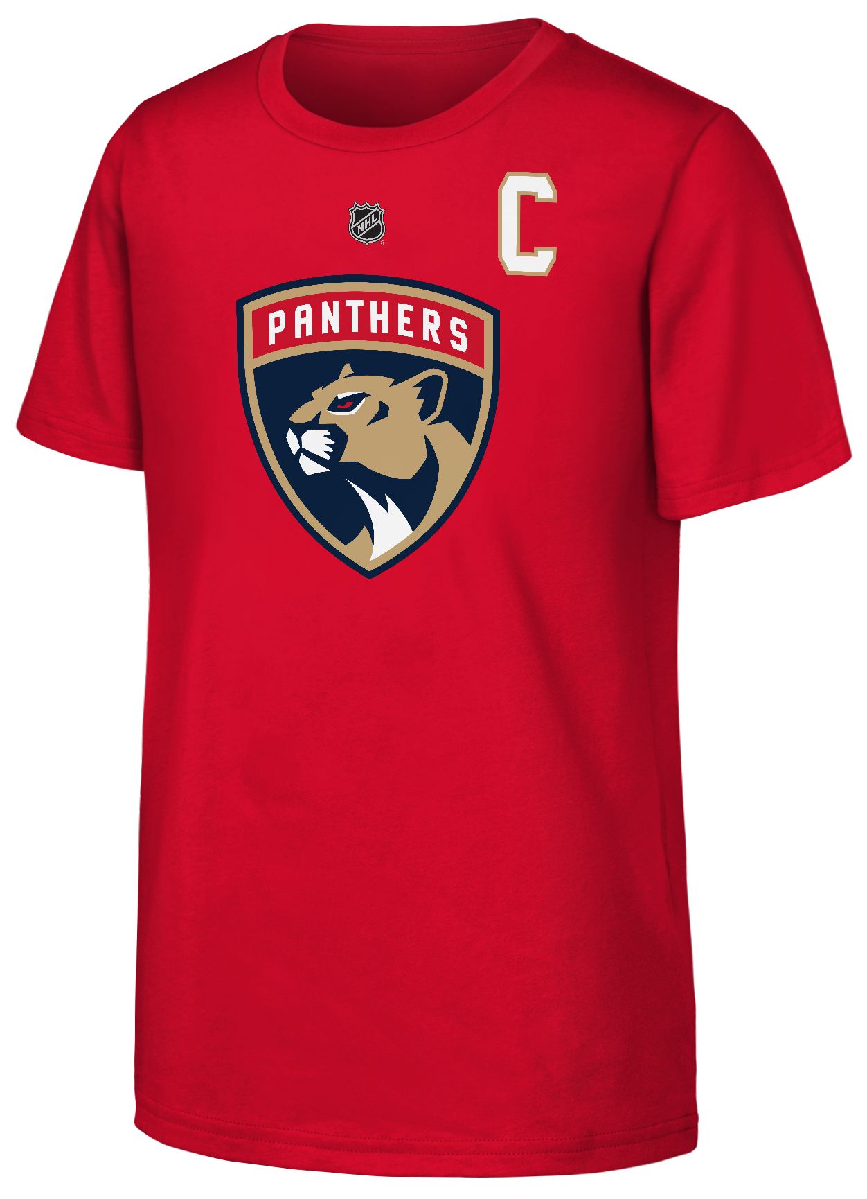 NHL Youth Florida Panthers Aleksander Barkov #16 University Red T
