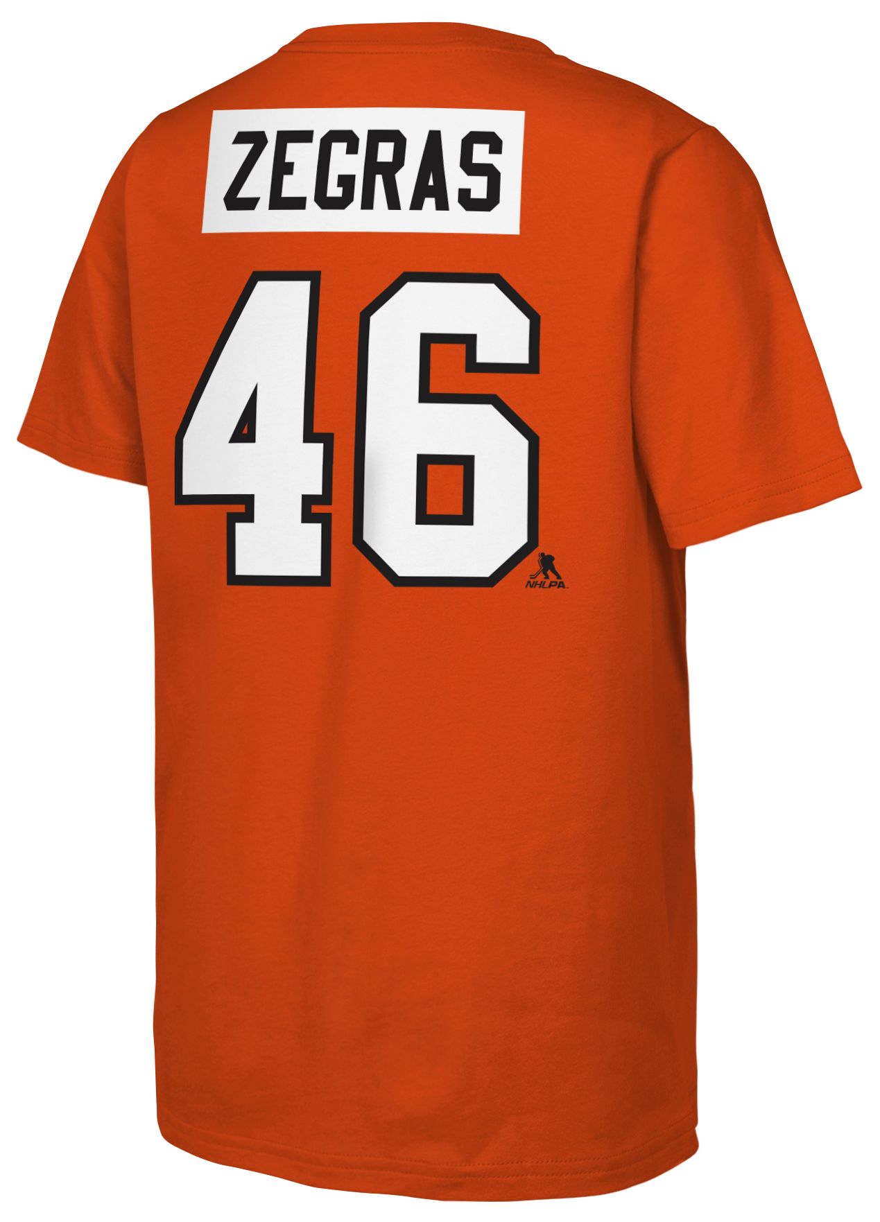 NHL Youth Philadelphia Flyers Trevor Zegras #46 Brilliant Orange T
