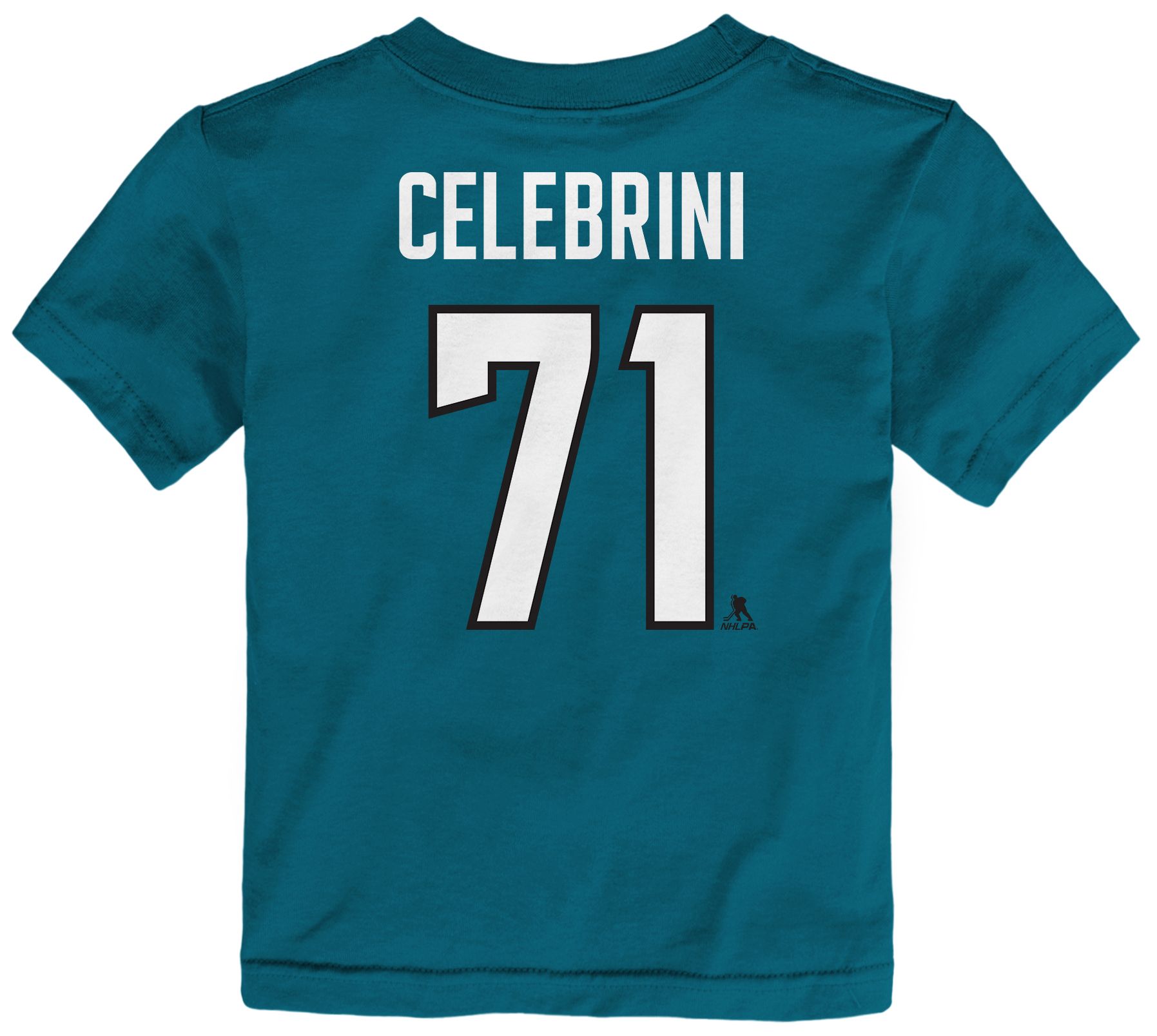 NHL Toddler San Jose Sharks Macklin Celebrini #71 Blustery T-Shirt product image